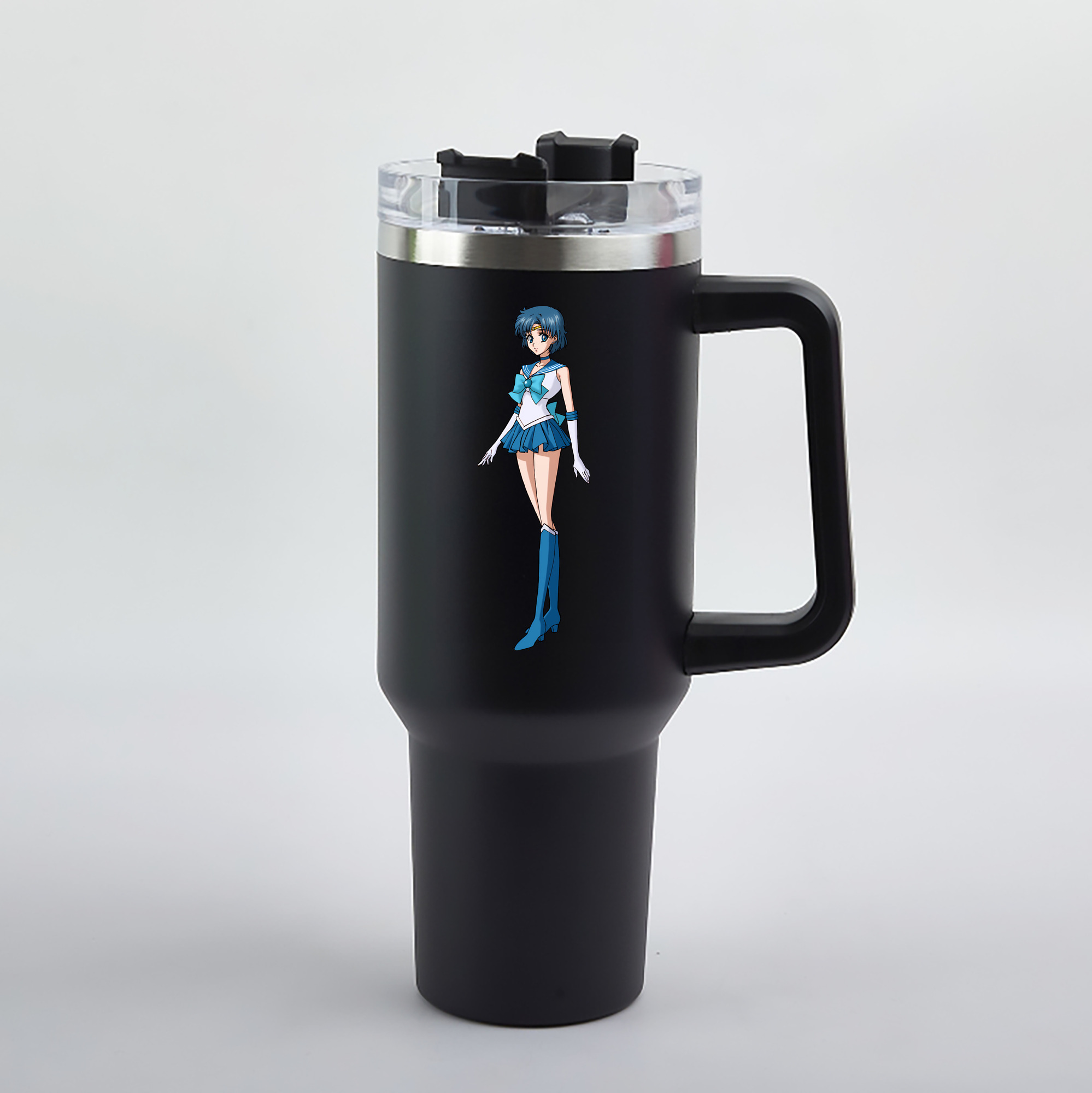 （画像用） 美少女戦士セーラームーン 水野 亜美 みずの あみ Sailor Moon Mizuno Ami 1200mL車用タンブラー（カラープリント）