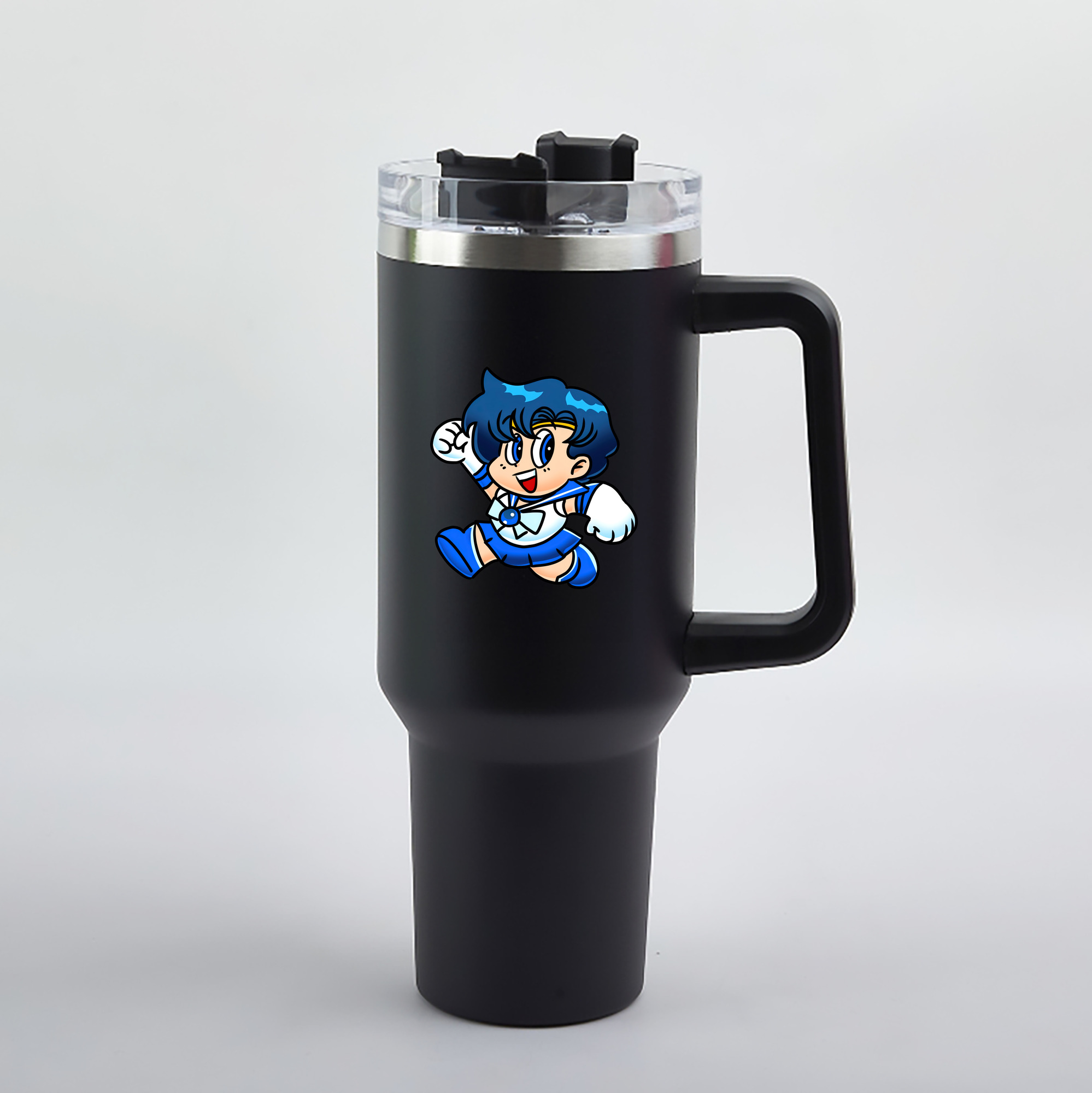 （画像用） 美少女戦士セーラームーン 水野 亜美 みずの あみ Sailor Moon Mizuno Ami 1200mL車用タンブラー（カラープリント）