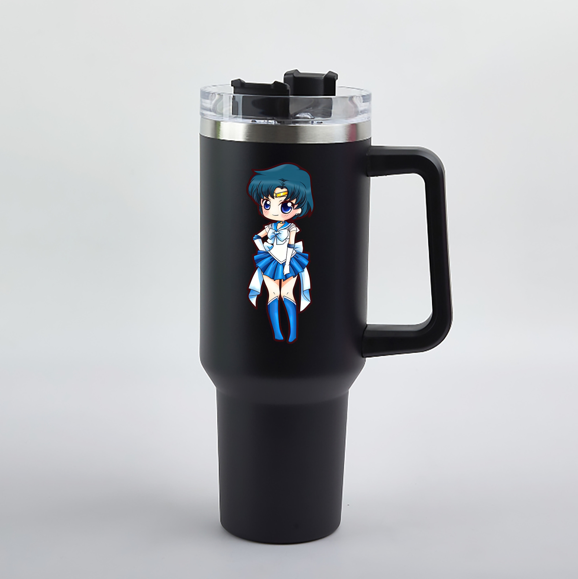 （画像用） 美少女戦士セーラームーン 水野 亜美 みずの あみ Sailor Moon Mizuno Ami 1200mL車用タンブラー（カラープリント）