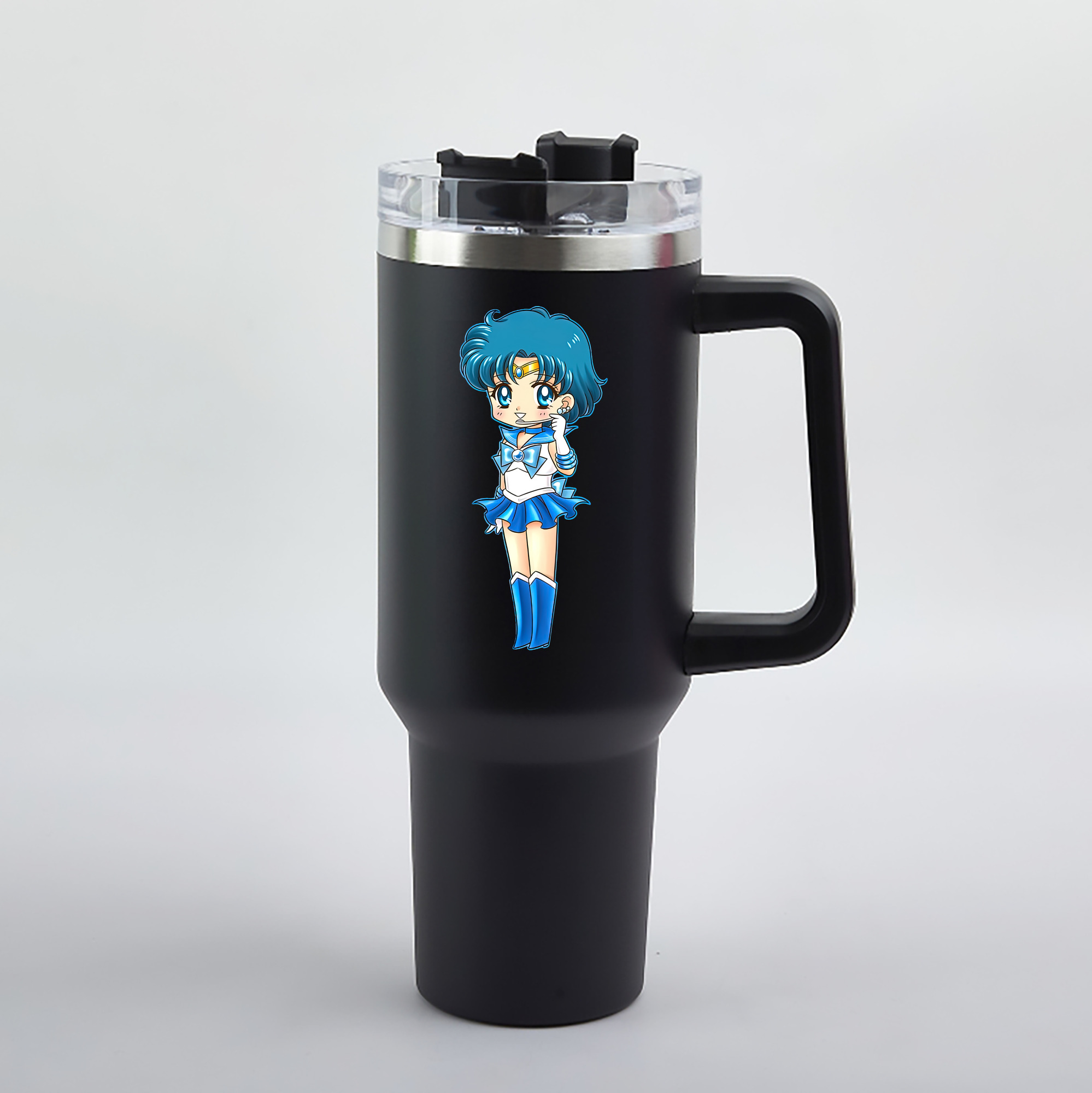 （画像用） 美少女戦士セーラームーン 水野 亜美 みずの あみ Sailor Moon Mizuno Ami 1200mL車用タンブラー（カラープリント）