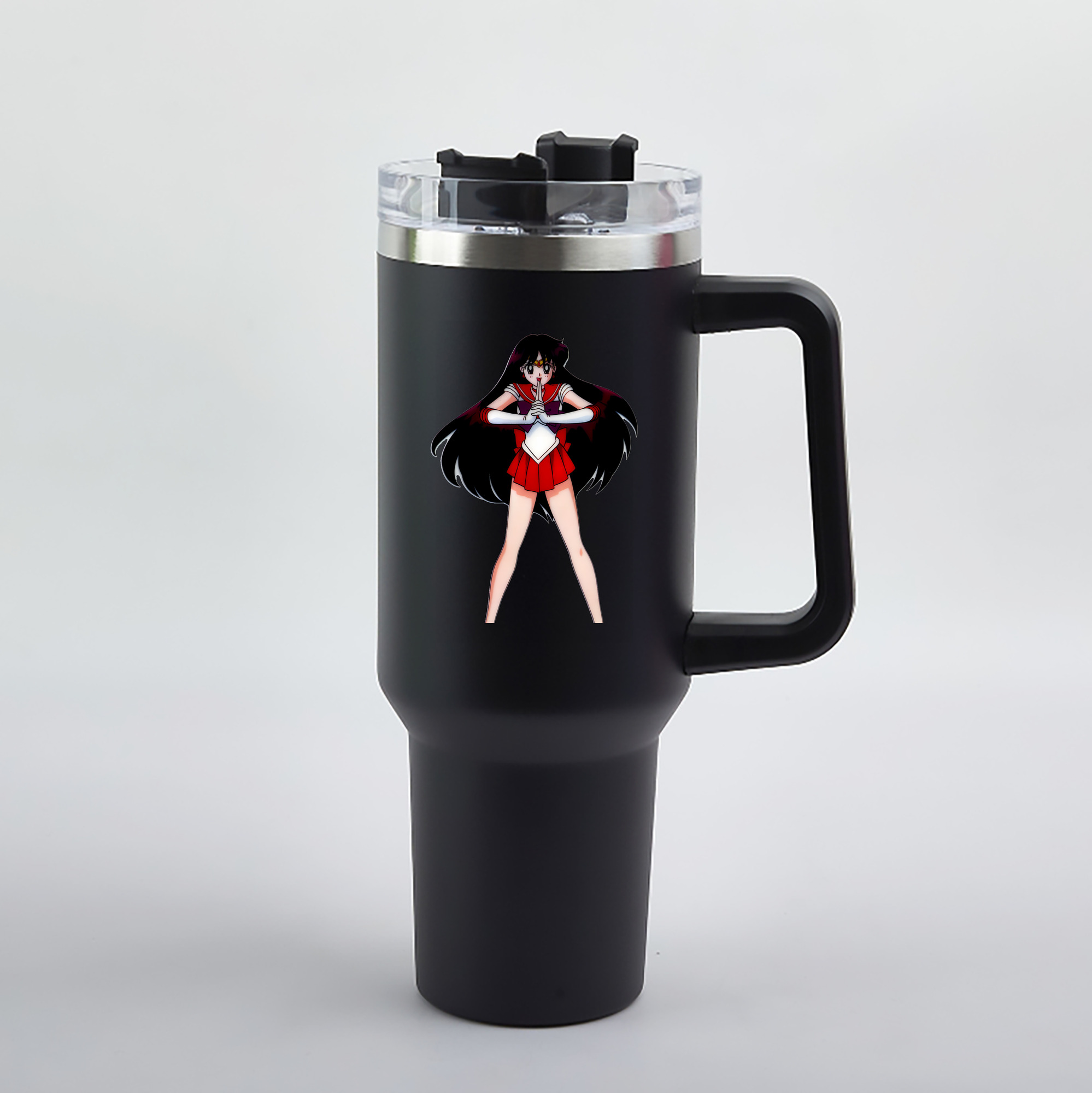 （画像用） 美少女戦士セーラームーン 火野レイ ひの レイ Sailor Moon Hino Rei （セーラーマーズ,Sailor Mars） 1200mL車用タンブラー（カラープリント）