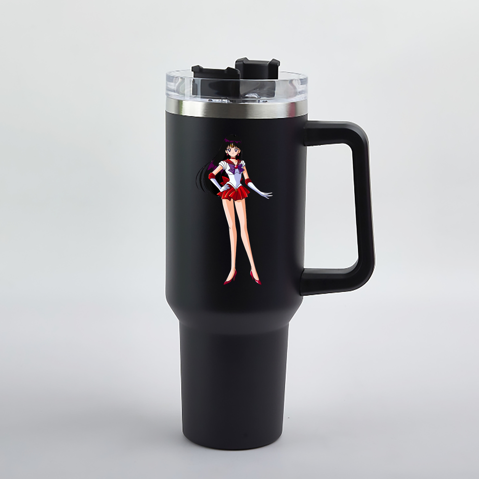（画像用） 美少女戦士セーラームーン 火野レイ ひの レイ Sailor Moon Hino Rei （セーラーマーズ,Sailor Mars） 1200mL車用タンブラー（カラープリント）