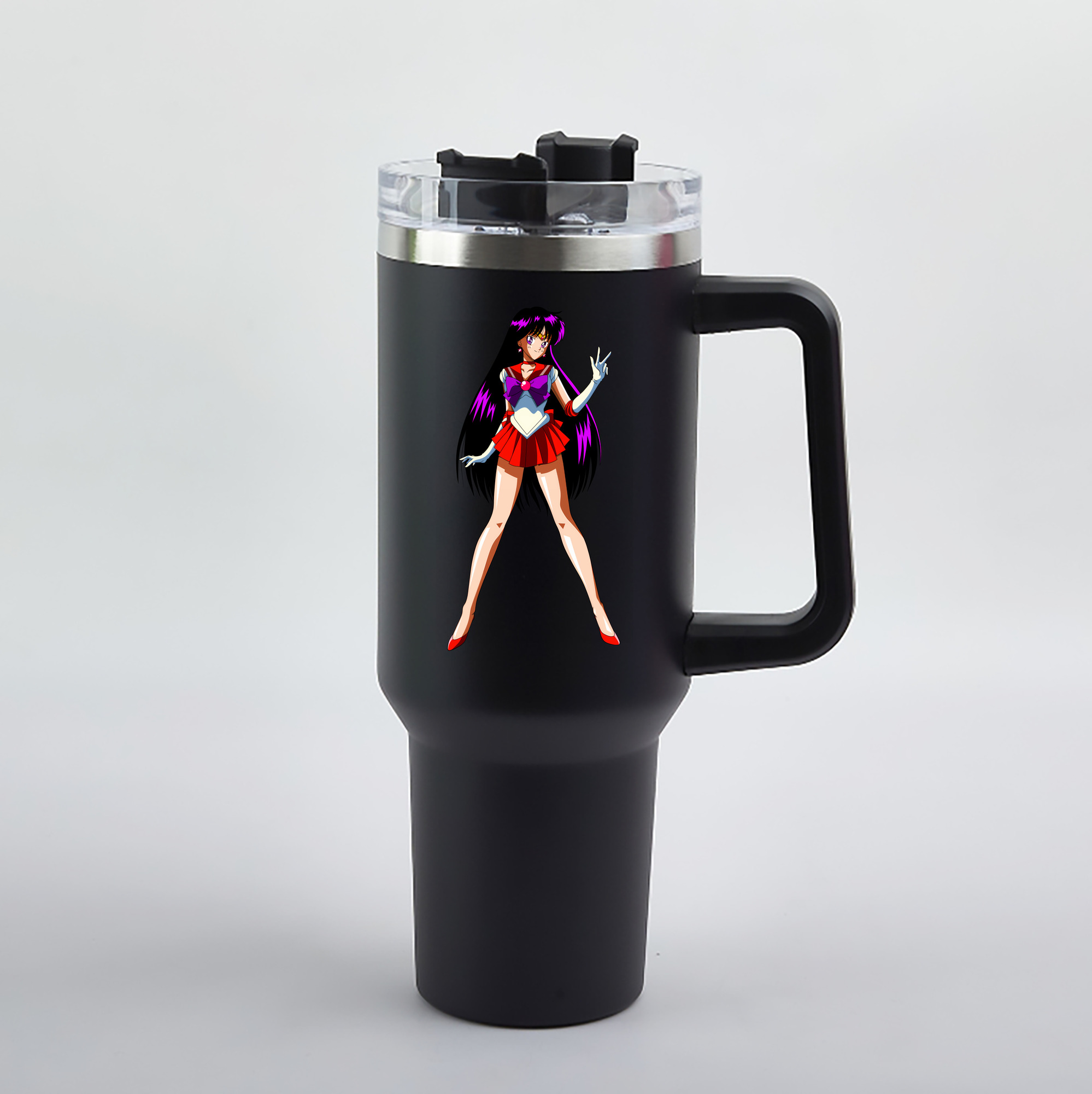 （画像用） 美少女戦士セーラームーン 火野レイ ひの レイ Sailor Moon Hino Rei （セーラーマーズ,Sailor Mars） 1200mL車用タンブラー（カラープリント）
