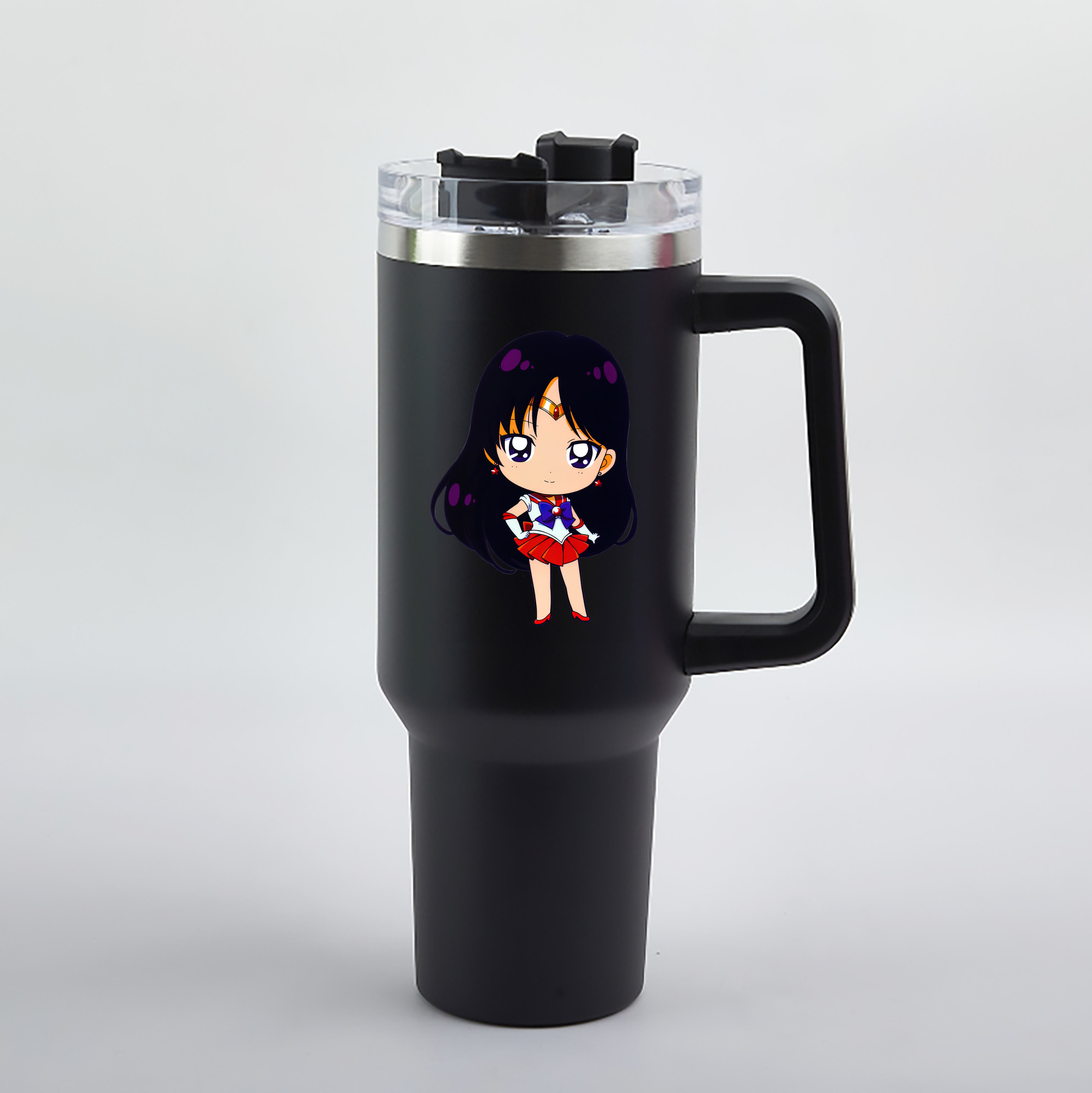 （画像用） 美少女戦士セーラームーン 火野レイ ひの レイ Sailor Moon Hino Rei （セーラーマーズ,Sailor Mars） 1200mL車用タンブラー（カラープリント）