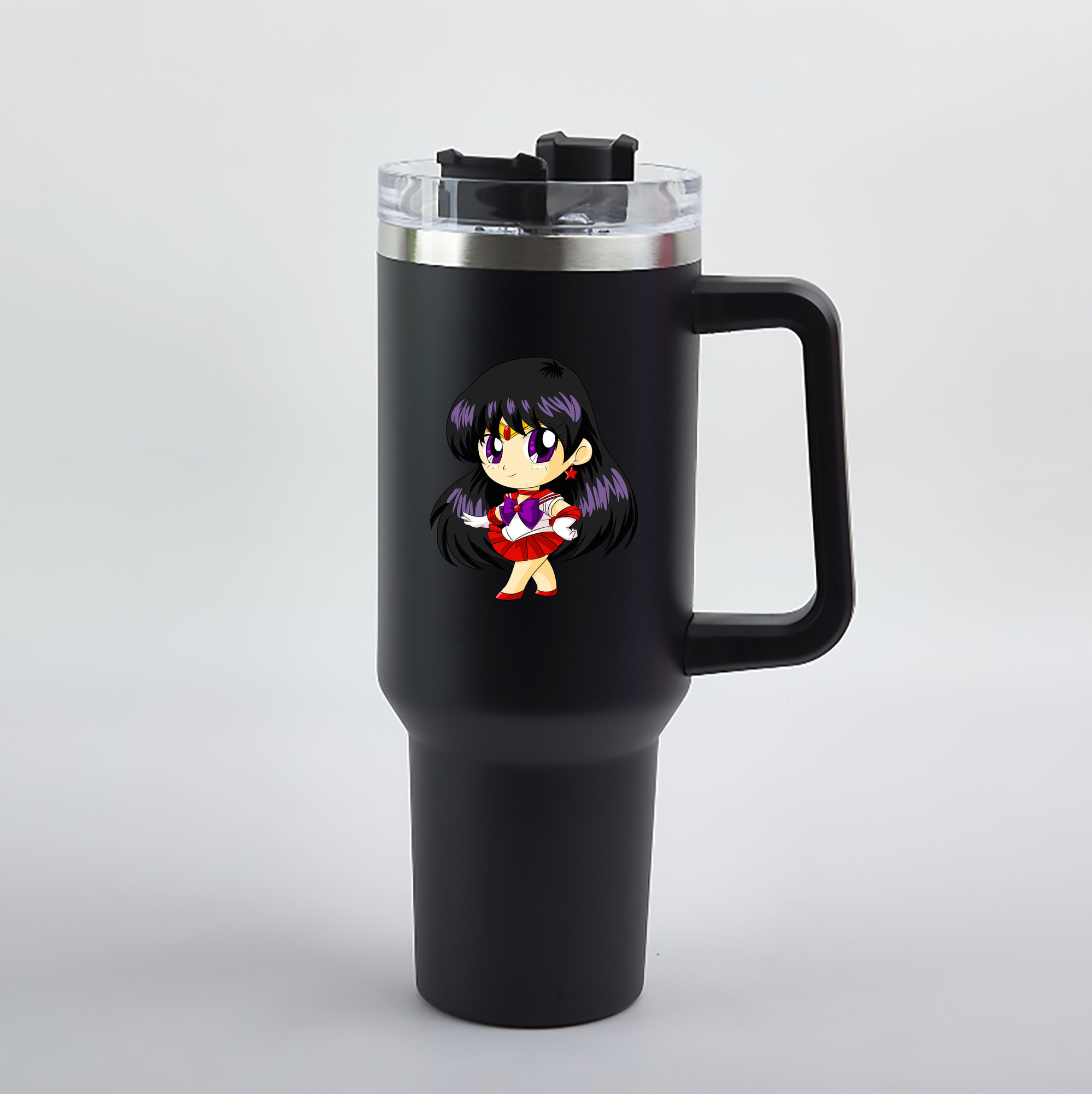 （画像用） 美少女戦士セーラームーン 火野レイ ひの レイ Sailor Moon Hino Rei （セーラーマーズ,Sailor Mars） 1200mL車用タンブラー（カラープリント）