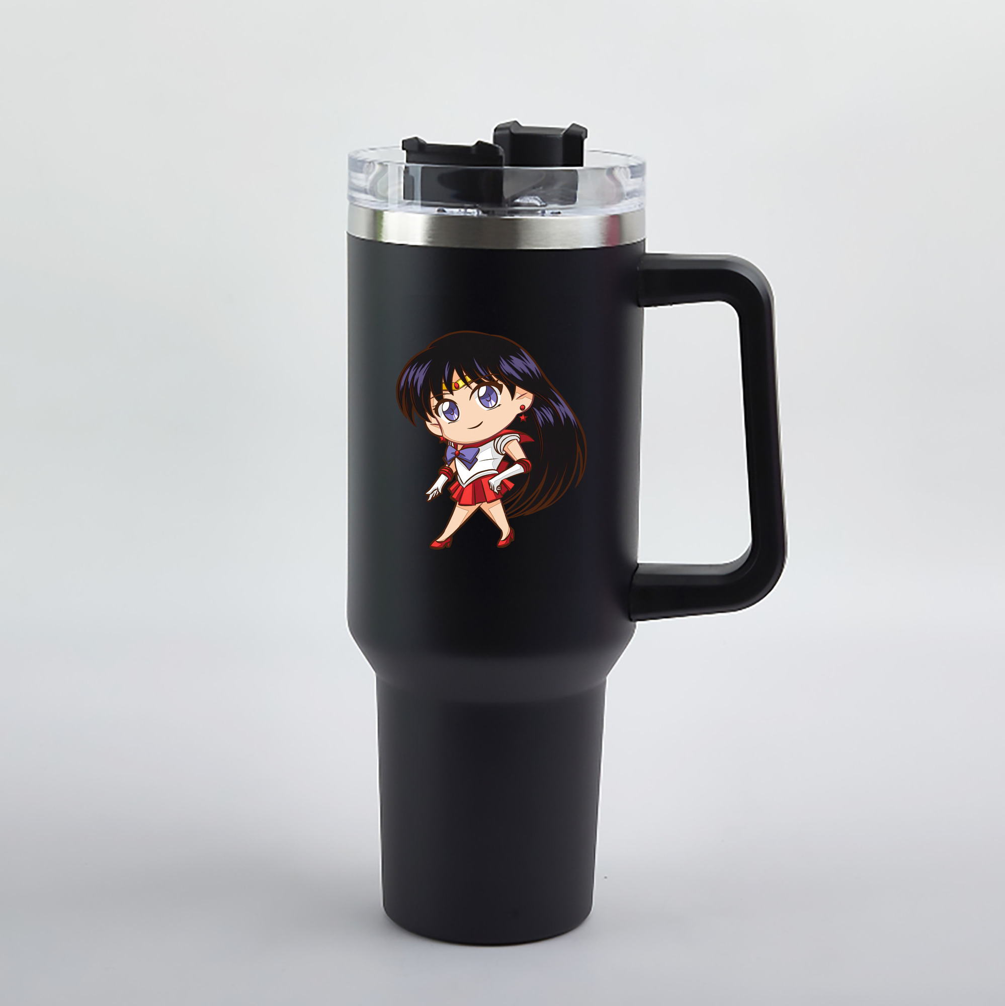 （画像用） 美少女戦士セーラームーン 火野レイ ひの レイ Sailor Moon Hino Rei （セーラーマーズ,Sailor Mars） 1200mL車用タンブラー（カラープリント）