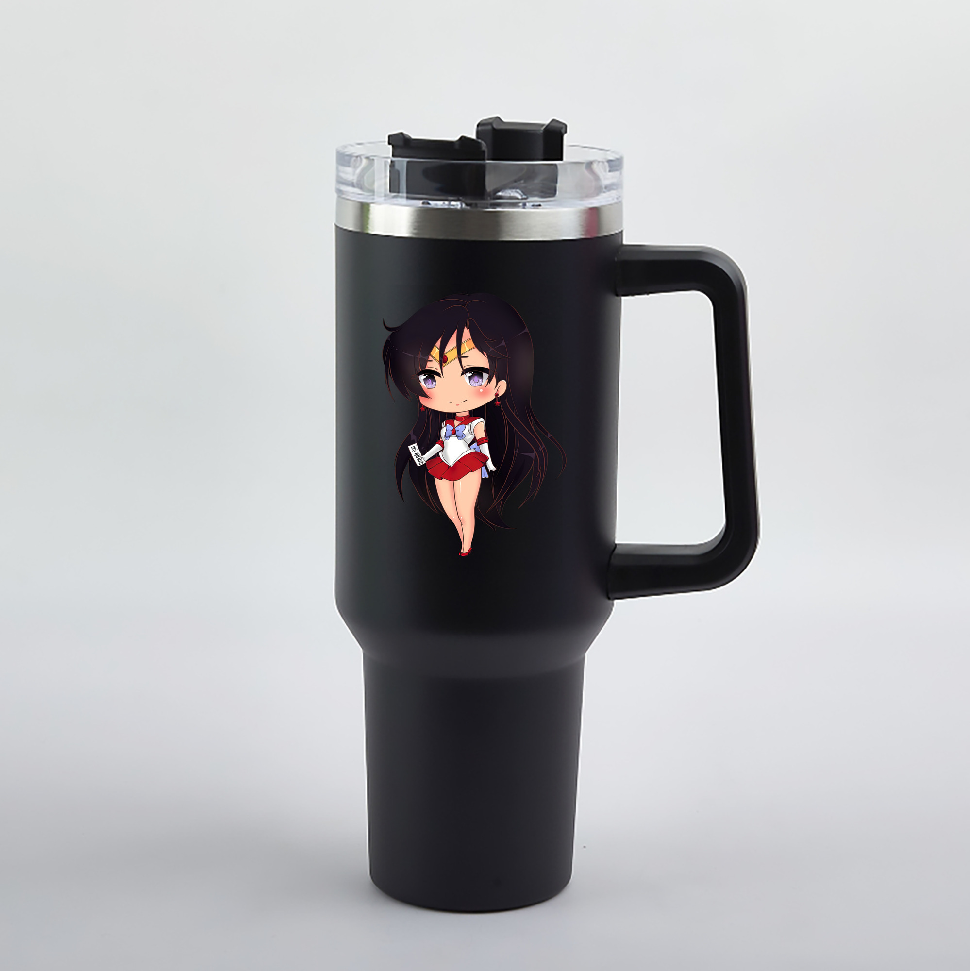 （画像用） 美少女戦士セーラームーン 火野レイ ひの レイ Sailor Moon Hino Rei （セーラーマーズ,Sailor Mars） 1200mL車用タンブラー（カラープリント）