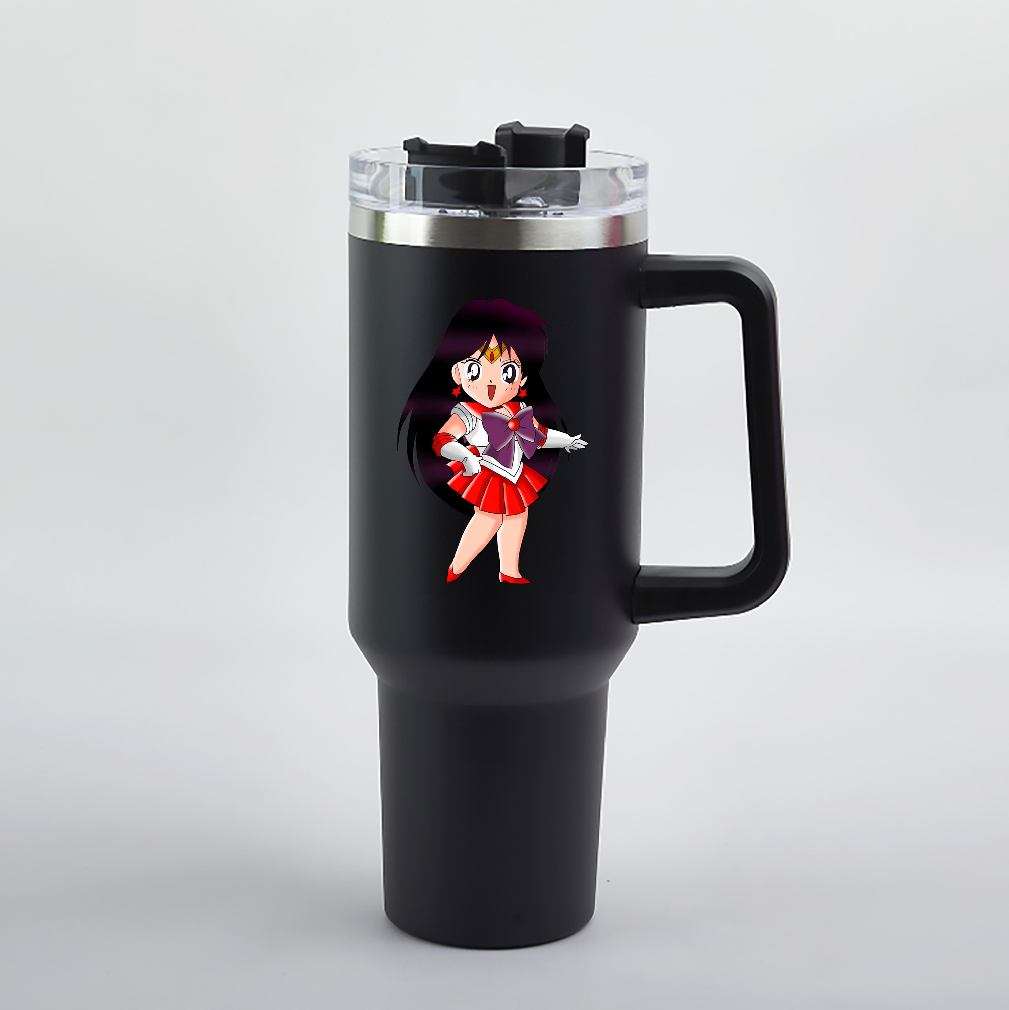 （画像用） 美少女戦士セーラームーン 火野レイ ひの レイ Sailor Moon Hino Rei （セーラーマーズ,Sailor Mars） 1200mL車用タンブラー（カラープリント）