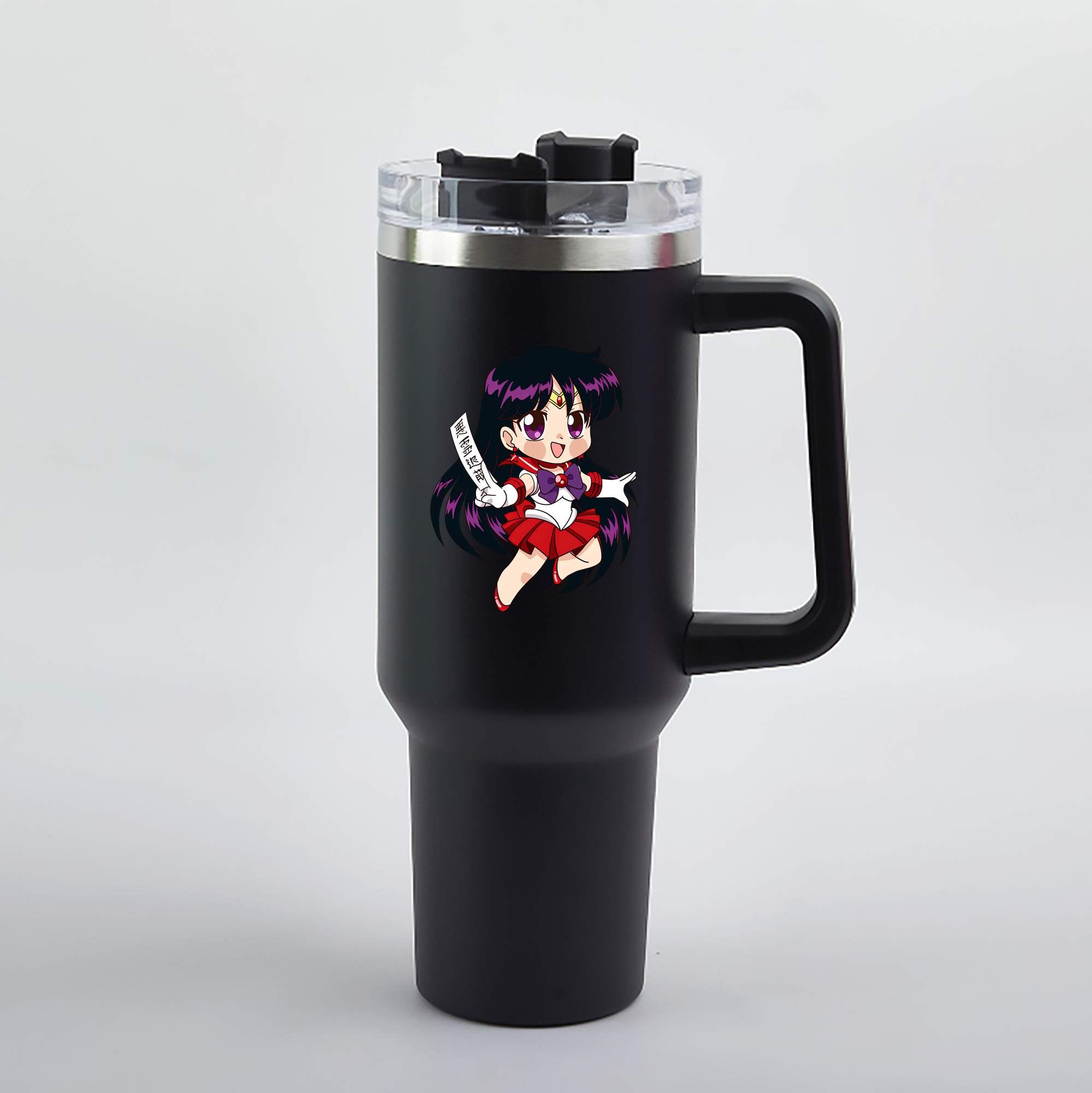 （画像用） 美少女戦士セーラームーン 火野レイ ひの レイ Sailor Moon Hino Rei （セーラーマーズ,Sailor Mars） 1200mL車用タンブラー（カラープリント）