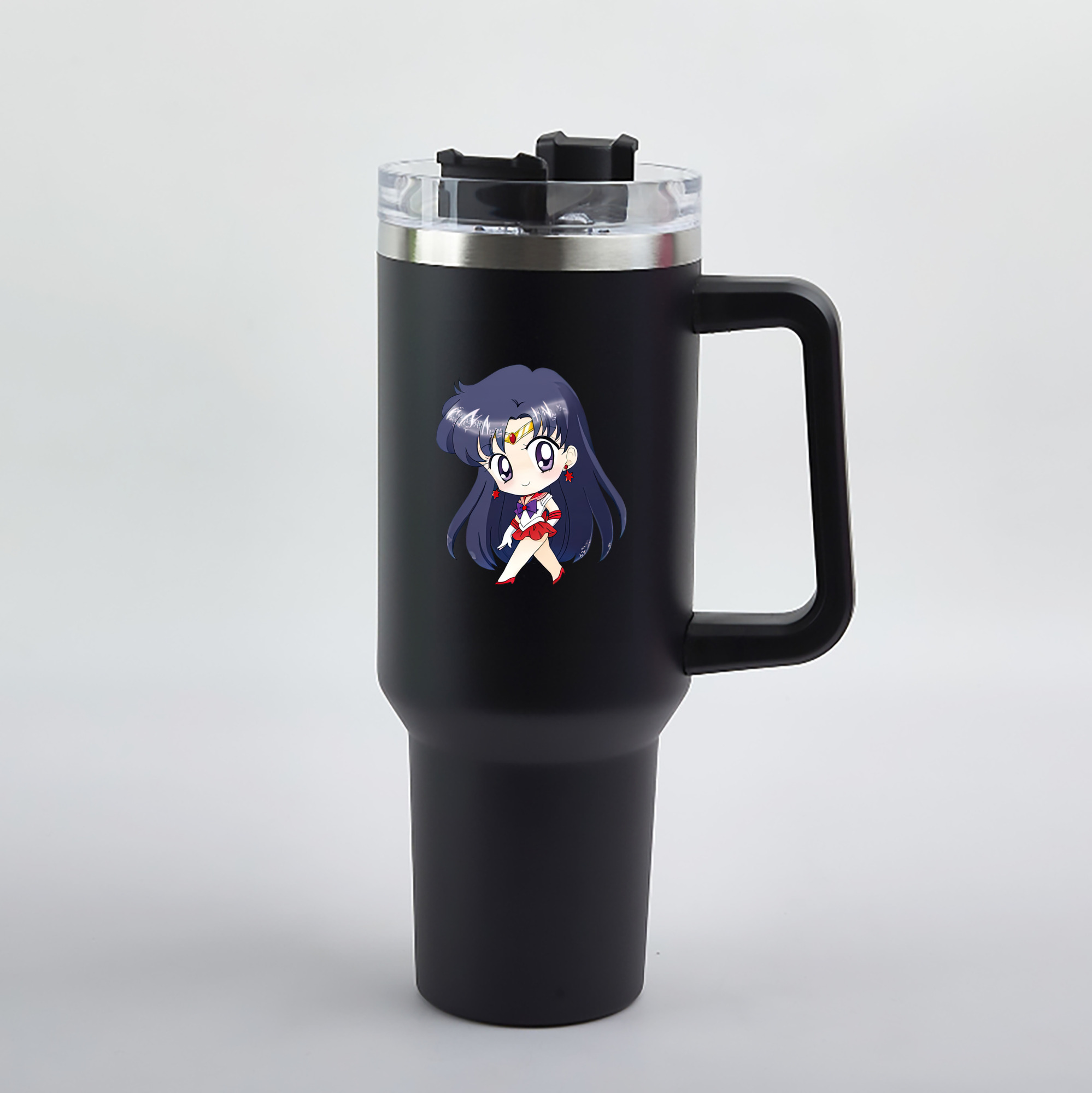 （画像用） 美少女戦士セーラームーン 火野レイ ひの レイ Sailor Moon Hino Rei （セーラーマーズ,Sailor Mars） 1200mL車用タンブラー（カラープリント）