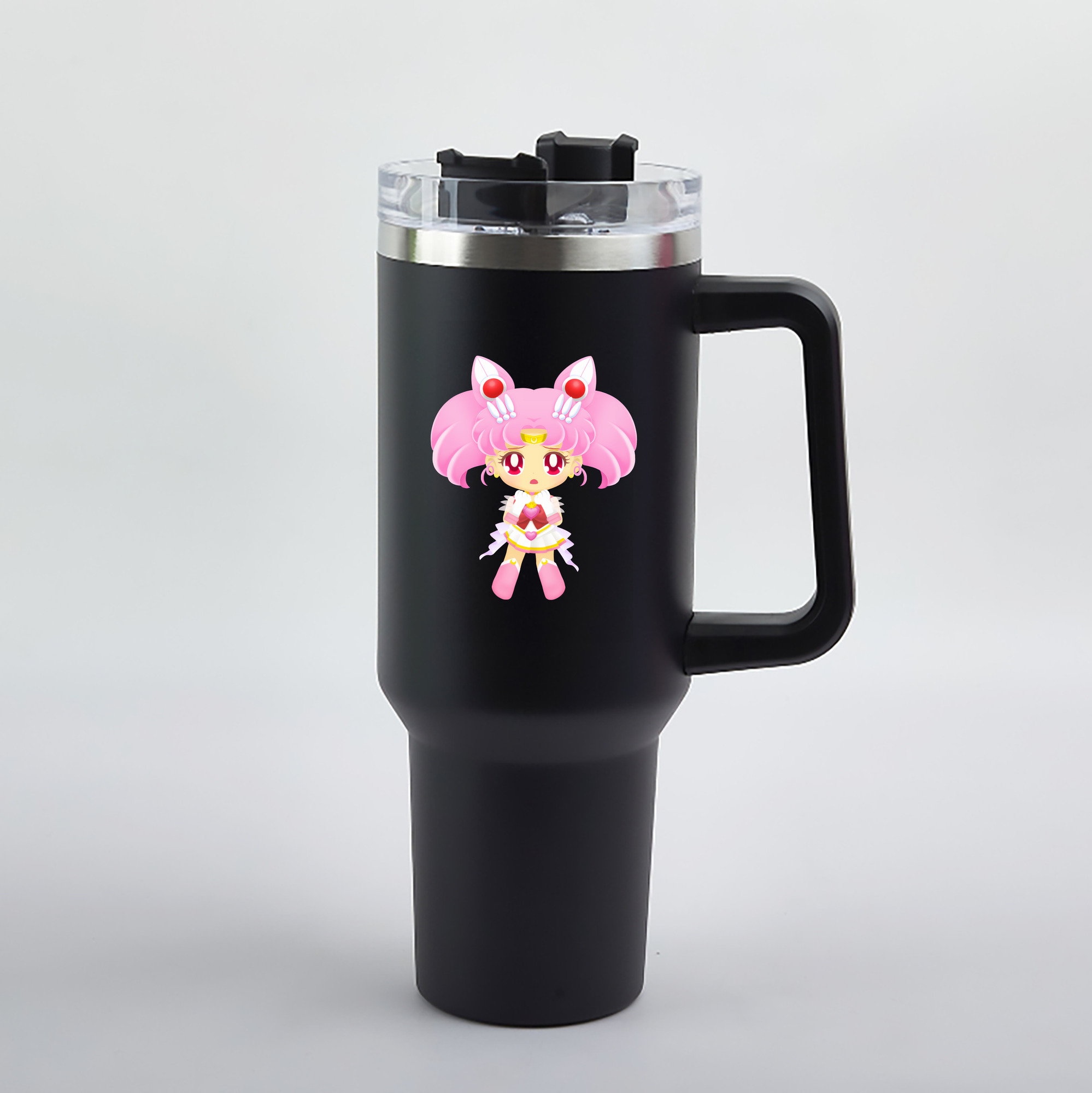 （画像用） 美少女戦士セーラームーン ちびうさ Sailor Moon Chibiusa Tsukino Usagi Small Lady Serenity 1200mL車用タンブラー（カラープリント）