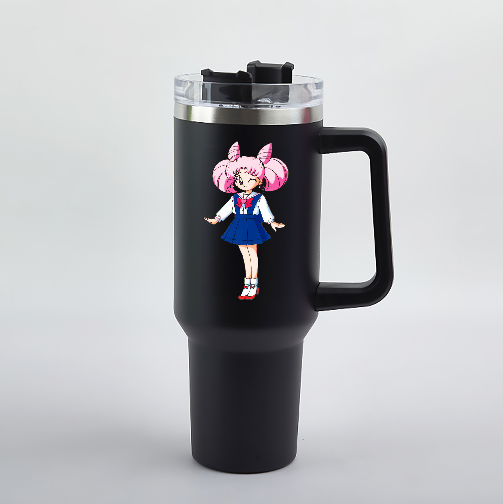 （画像用） 美少女戦士セーラームーン ちびうさ Sailor Moon Chibiusa Tsukino Usagi Small Lady Serenity 1200mL車用タンブラー（カラープリント）