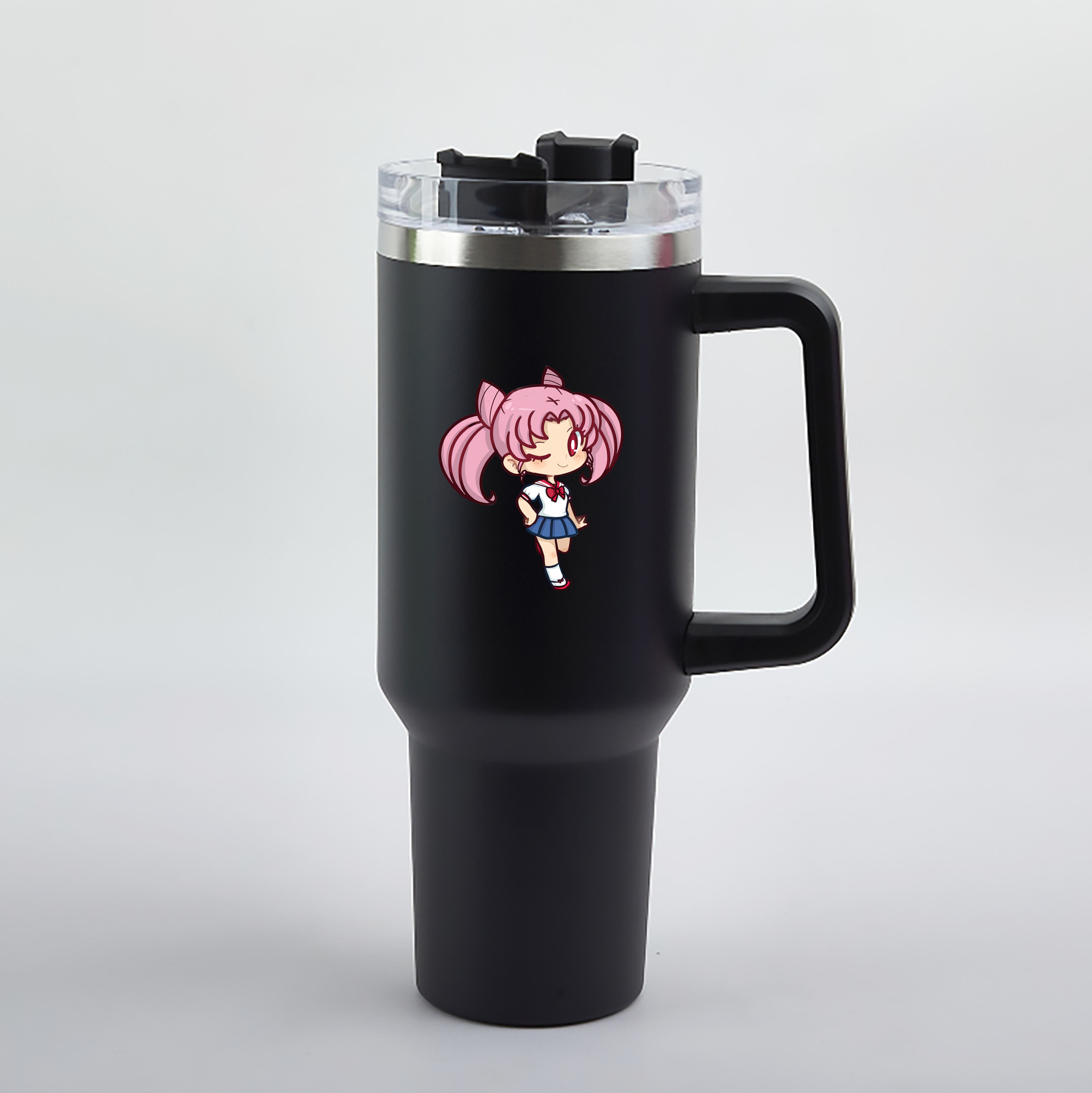 （画像用） 美少女戦士セーラームーン ちびうさ Sailor Moon Chibiusa Tsukino Usagi Small Lady Serenity 1200mL車用タンブラー（カラープリント）