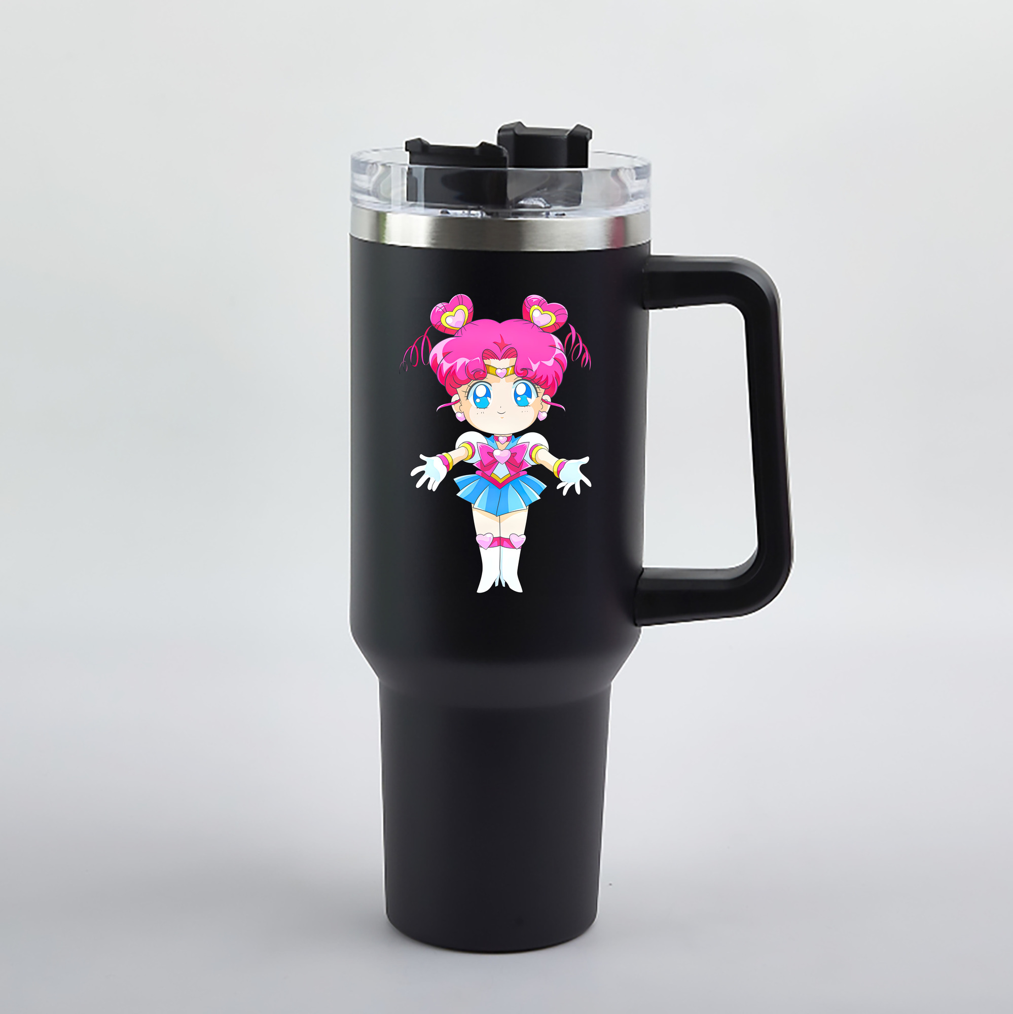 （画像用） 美少女戦士セーラームーン ちびうさ Sailor Moon Chibiusa Tsukino Usagi Small Lady Serenity 1200mL車用タンブラー（カラープリント）