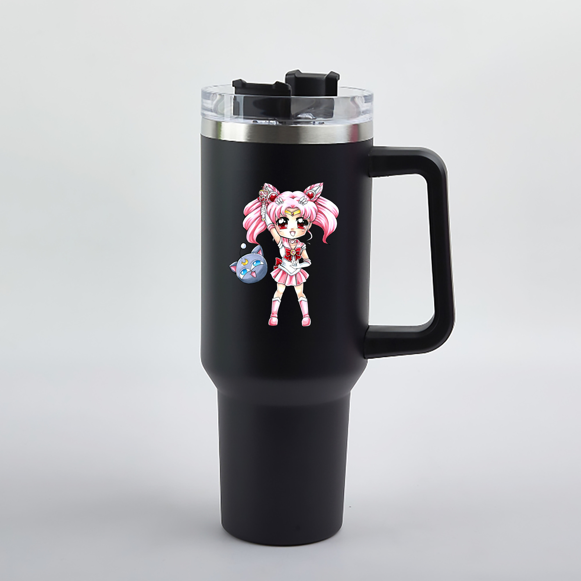 （画像用） 美少女戦士セーラームーン ちびうさ Sailor Moon Chibiusa Tsukino Usagi Small Lady Serenity 1200mL車用タンブラー（カラープリント）