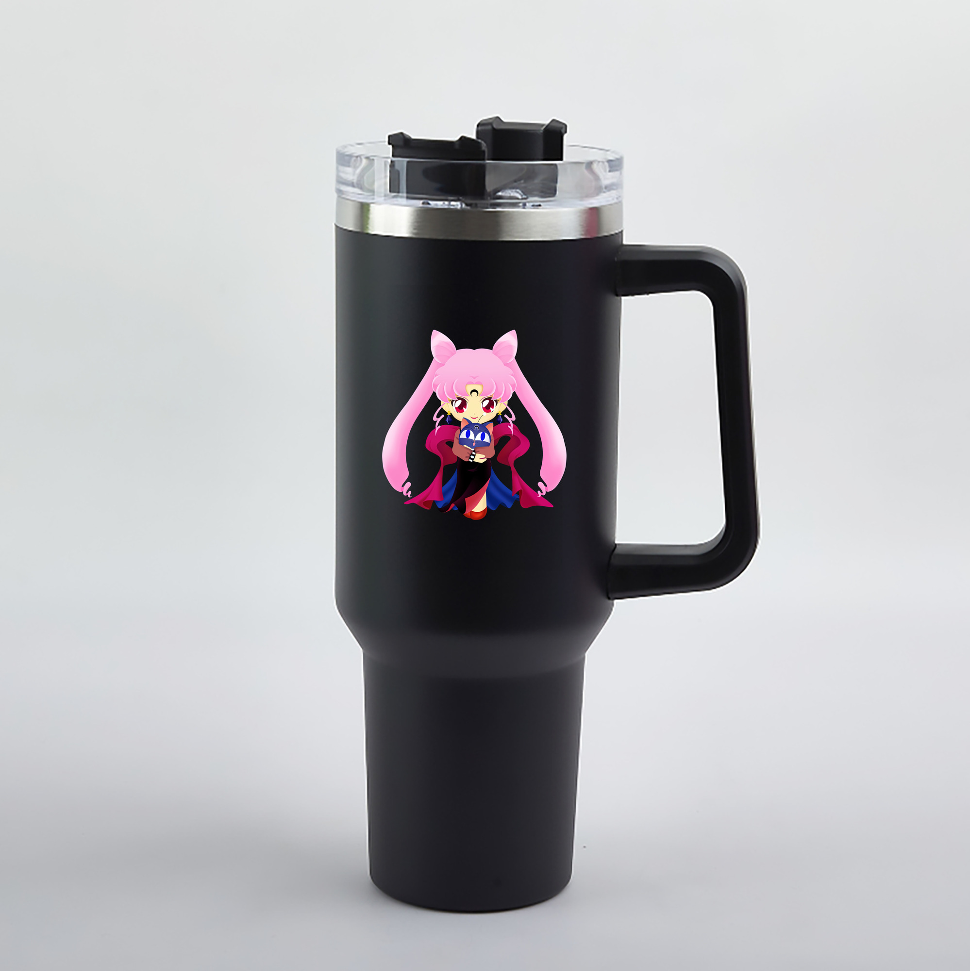 （画像用） 美少女戦士セーラームーン ちびうさ Sailor Moon Chibiusa Tsukino Usagi Small Lady Serenity 1200mL車用タンブラー（カラープリント）