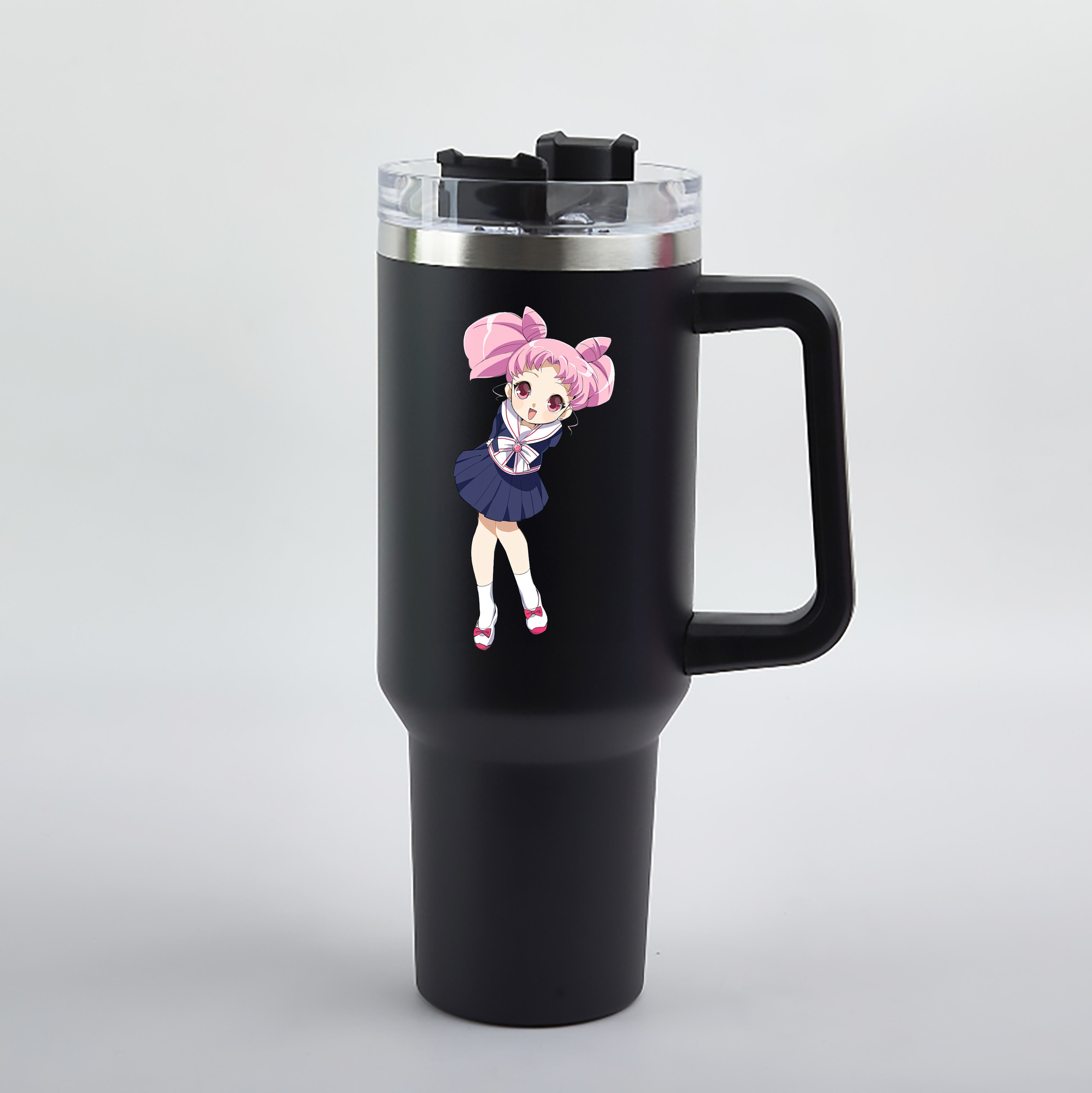（画像用） 美少女戦士セーラームーン ちびうさ Sailor Moon Chibiusa Tsukino Usagi Small Lady Serenity 1200mL車用タンブラー（カラープリント）