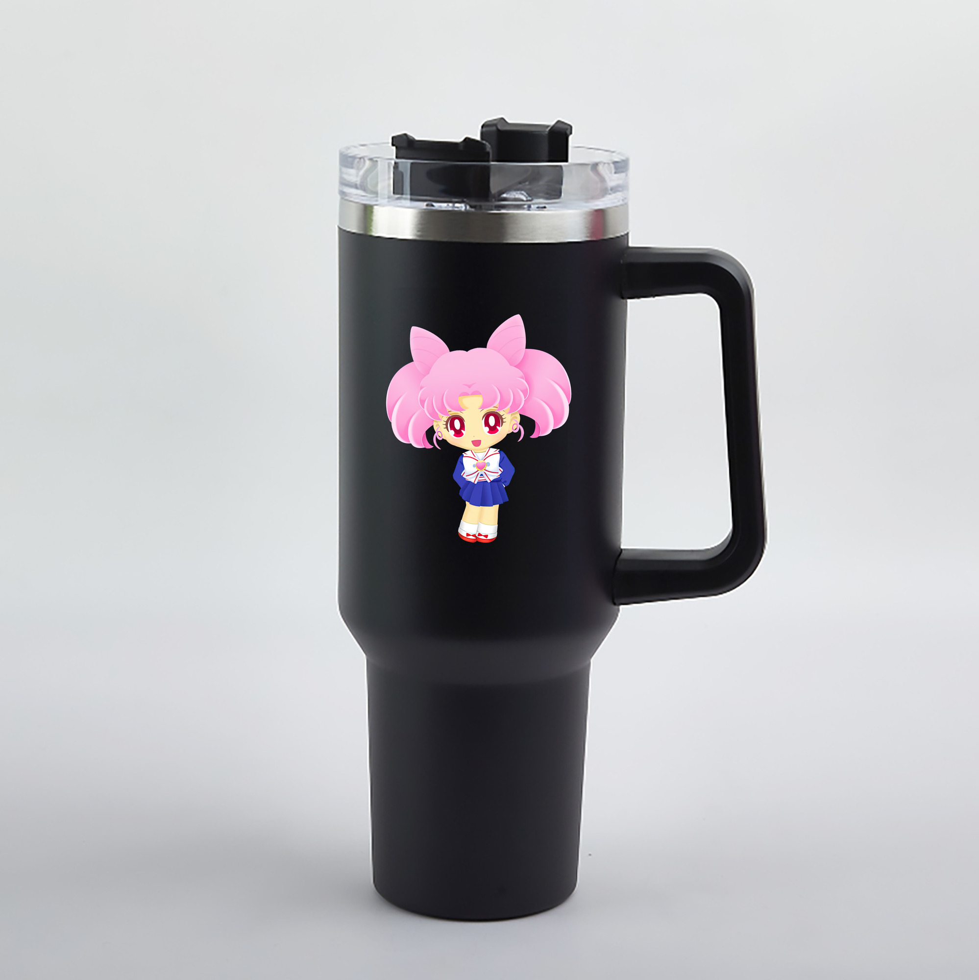（画像用） 美少女戦士セーラームーン ちびうさ Sailor Moon Chibiusa Tsukino Usagi Small Lady Serenity 1200mL車用タンブラー（カラープリント）