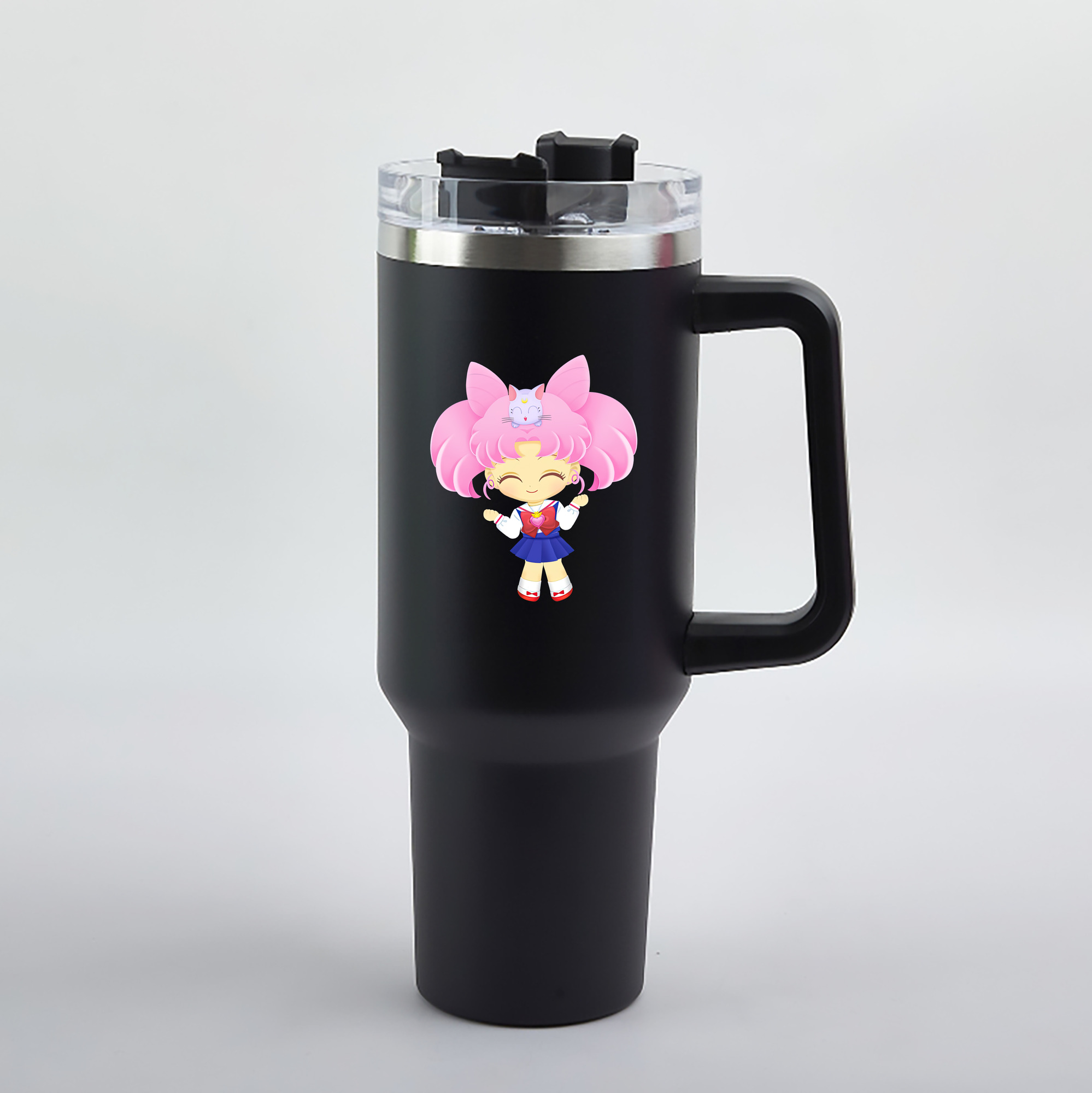 （画像用） 美少女戦士セーラームーン ちびうさ Sailor Moon Chibiusa Tsukino Usagi Small Lady Serenity 1200mL車用タンブラー（カラープリント）