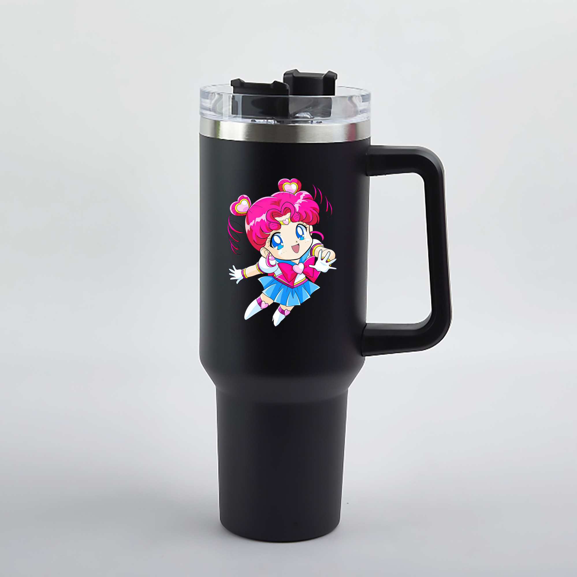 （画像用） 美少女戦士セーラームーン ちびうさ Sailor Moon Chibiusa Tsukino Usagi Small Lady Serenity 1200mL車用タンブラー（カラープリント）