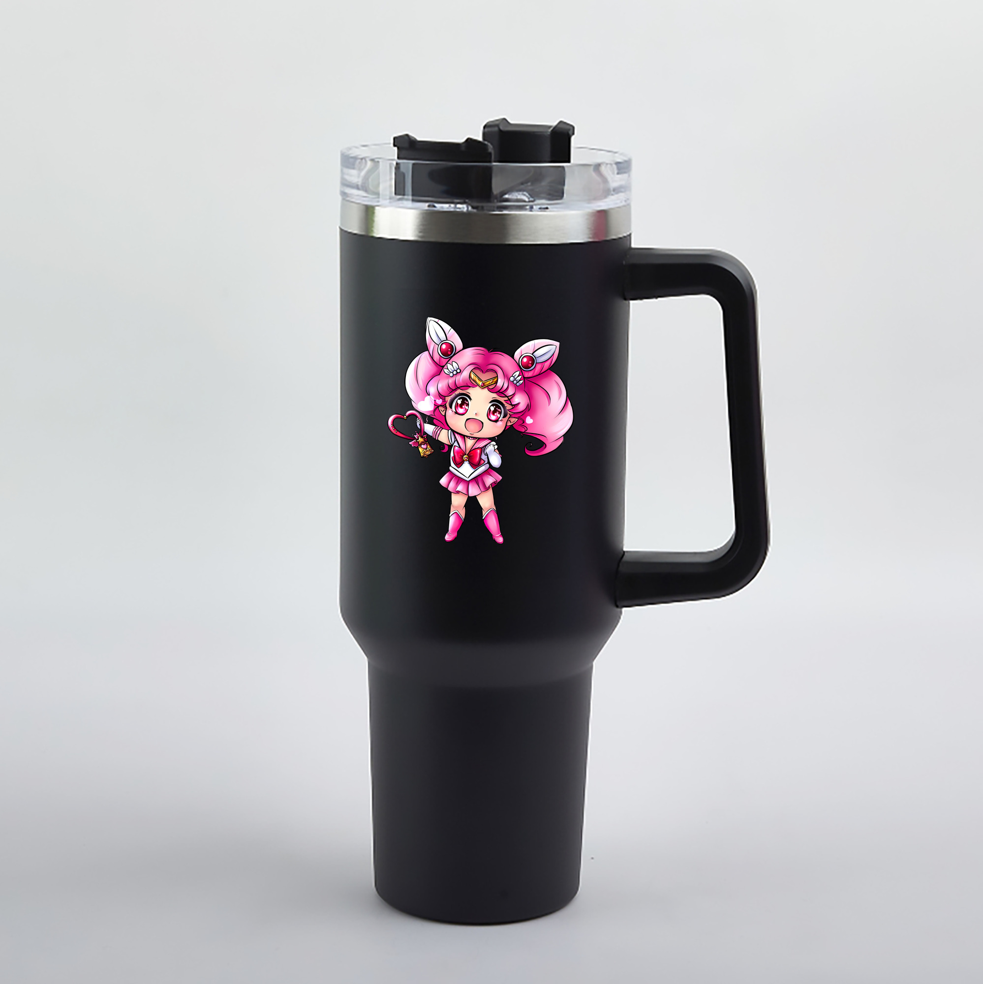 （画像用） 美少女戦士セーラームーン ちびうさ Sailor Moon Chibiusa Tsukino Usagi Small Lady Serenity 1200mL車用タンブラー（カラープリント）