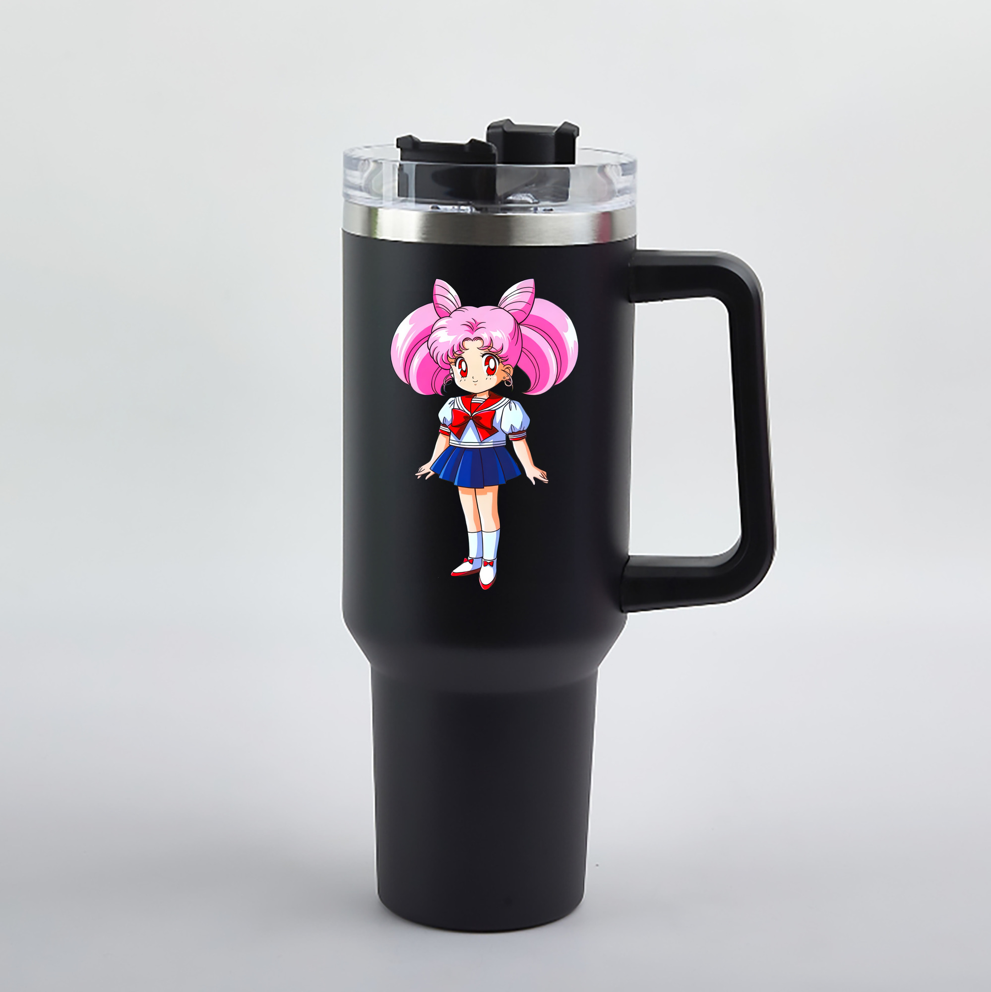 （画像用） 美少女戦士セーラームーン ちびうさ Sailor Moon Chibiusa Tsukino Usagi Small Lady Serenity 1200mL車用タンブラー（カラープリント）