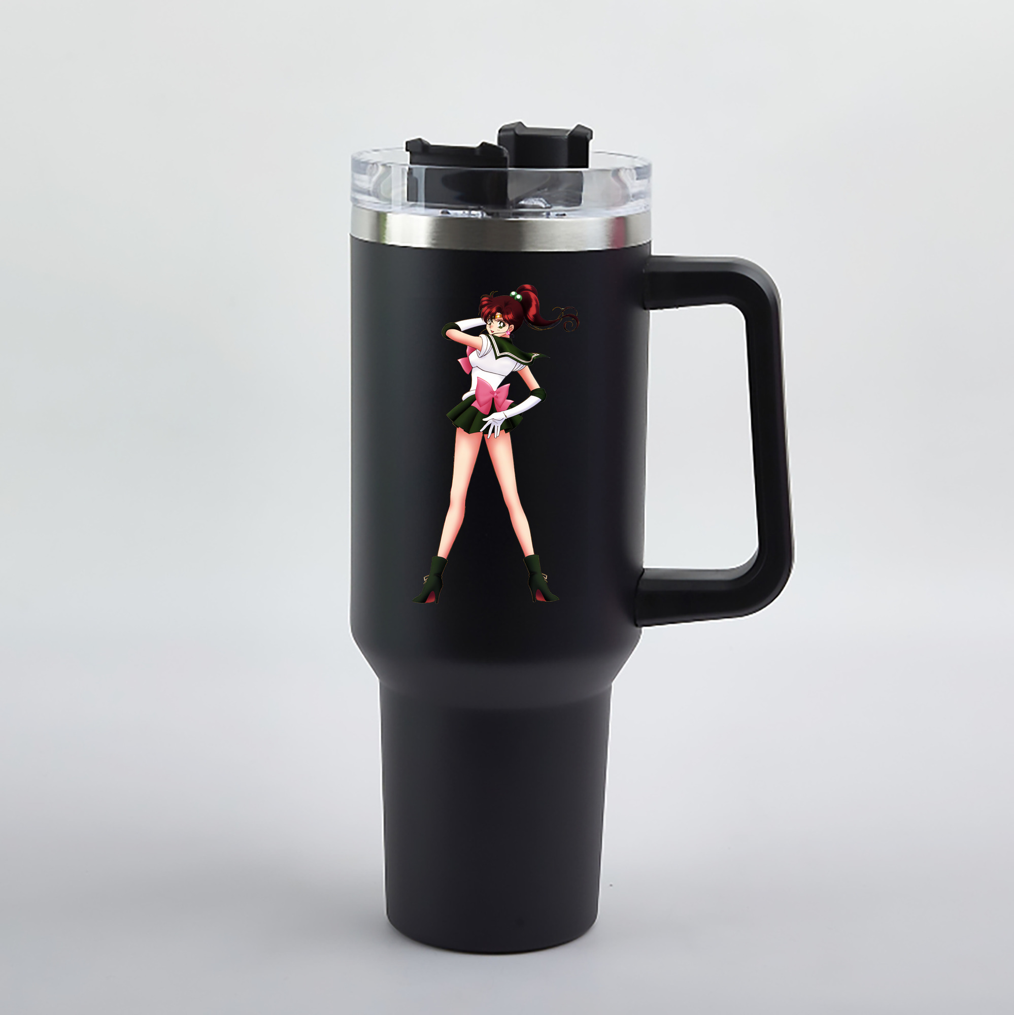 （画像用） 美少女戦士セーラームーン 木野 まこと きの まこと Sailor Moon Kino Makoto （セーラージュピター；Sailor Jupiter） 1200mL車用タンブラー（カラープリント）