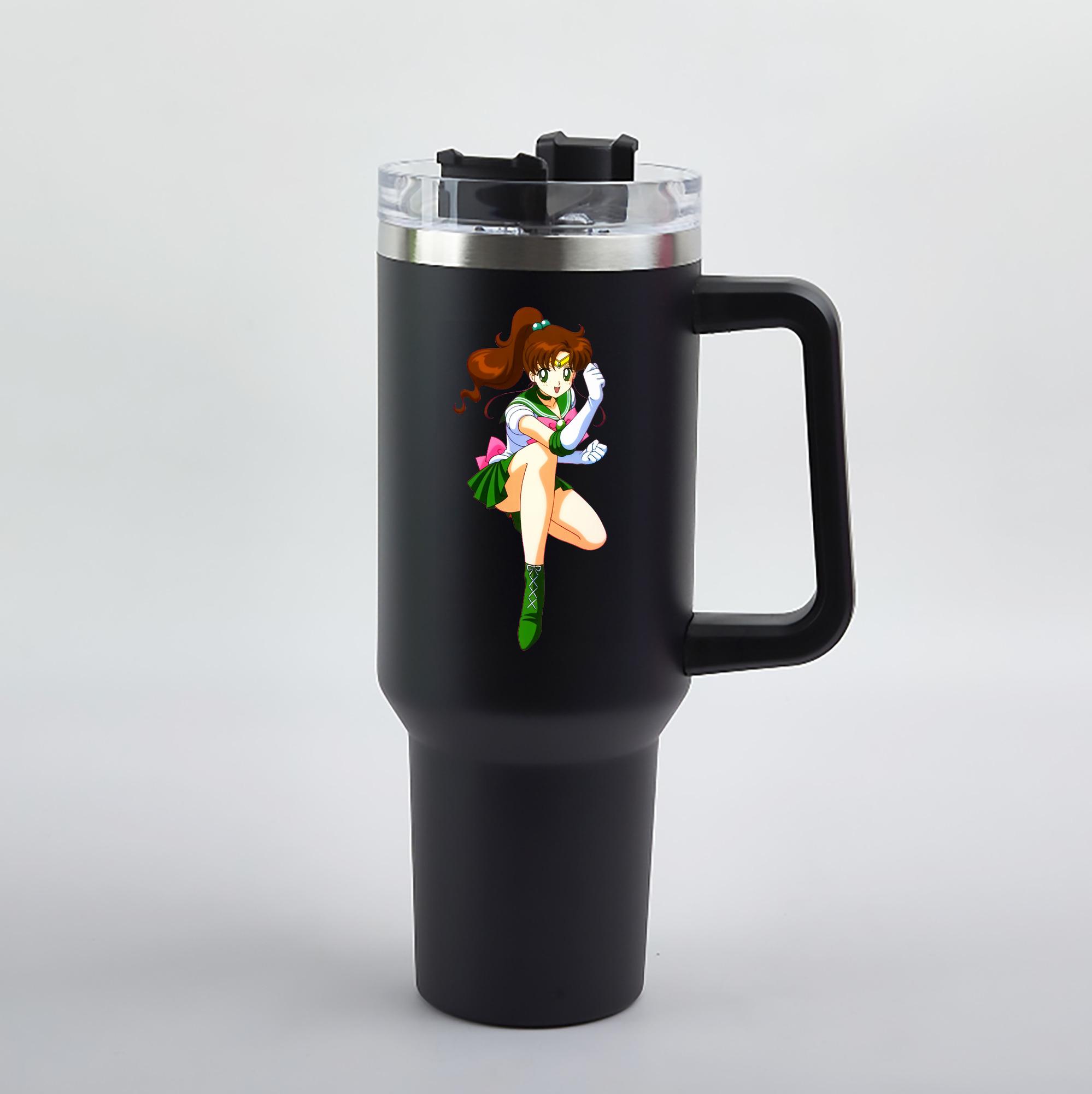 （画像用） 美少女戦士セーラームーン 木野 まこと きの まこと Sailor Moon Kino Makoto （セーラージュピター；Sailor Jupiter） 1200mL車用タンブラー（カラープリント）