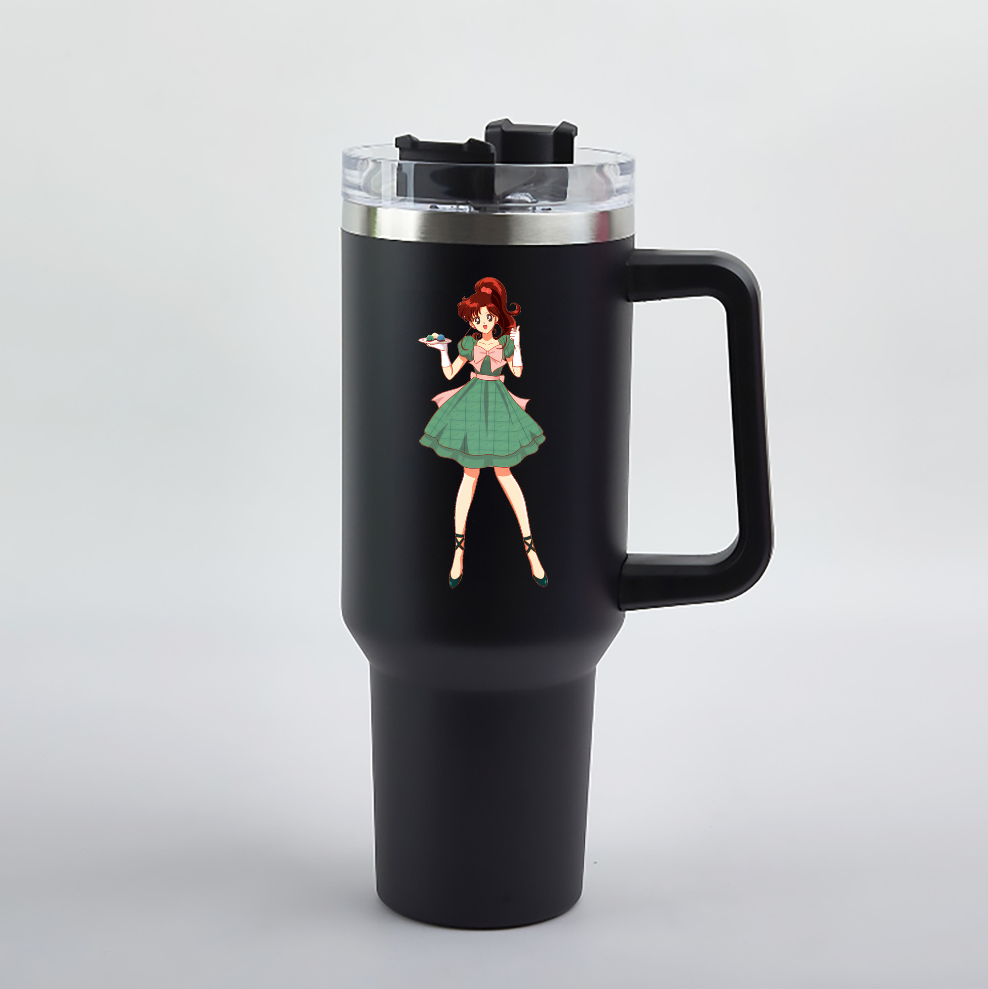 （画像用） 美少女戦士セーラームーン 木野 まこと きの まこと Sailor Moon Kino Makoto （セーラージュピター；Sailor Jupiter） 1200mL車用タンブラー（カラープリント）
