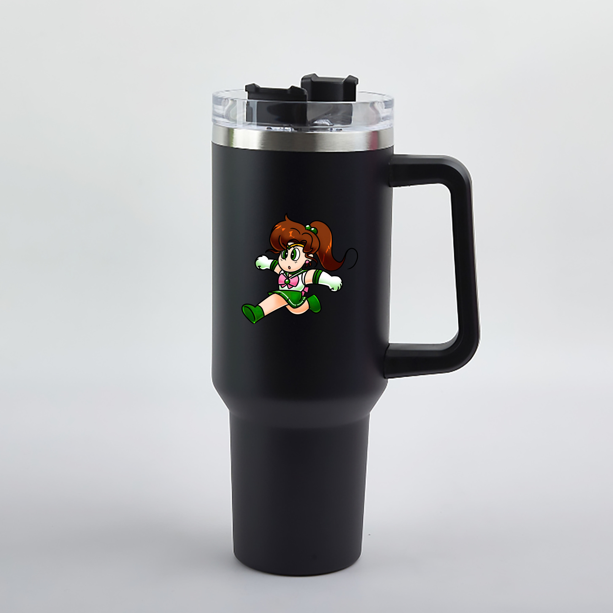 （画像用） 美少女戦士セーラームーン 木野 まこと きの まこと Sailor Moon Kino Makoto （セーラージュピター；Sailor Jupiter） 1200mL車用タンブラー（カラープリント）
