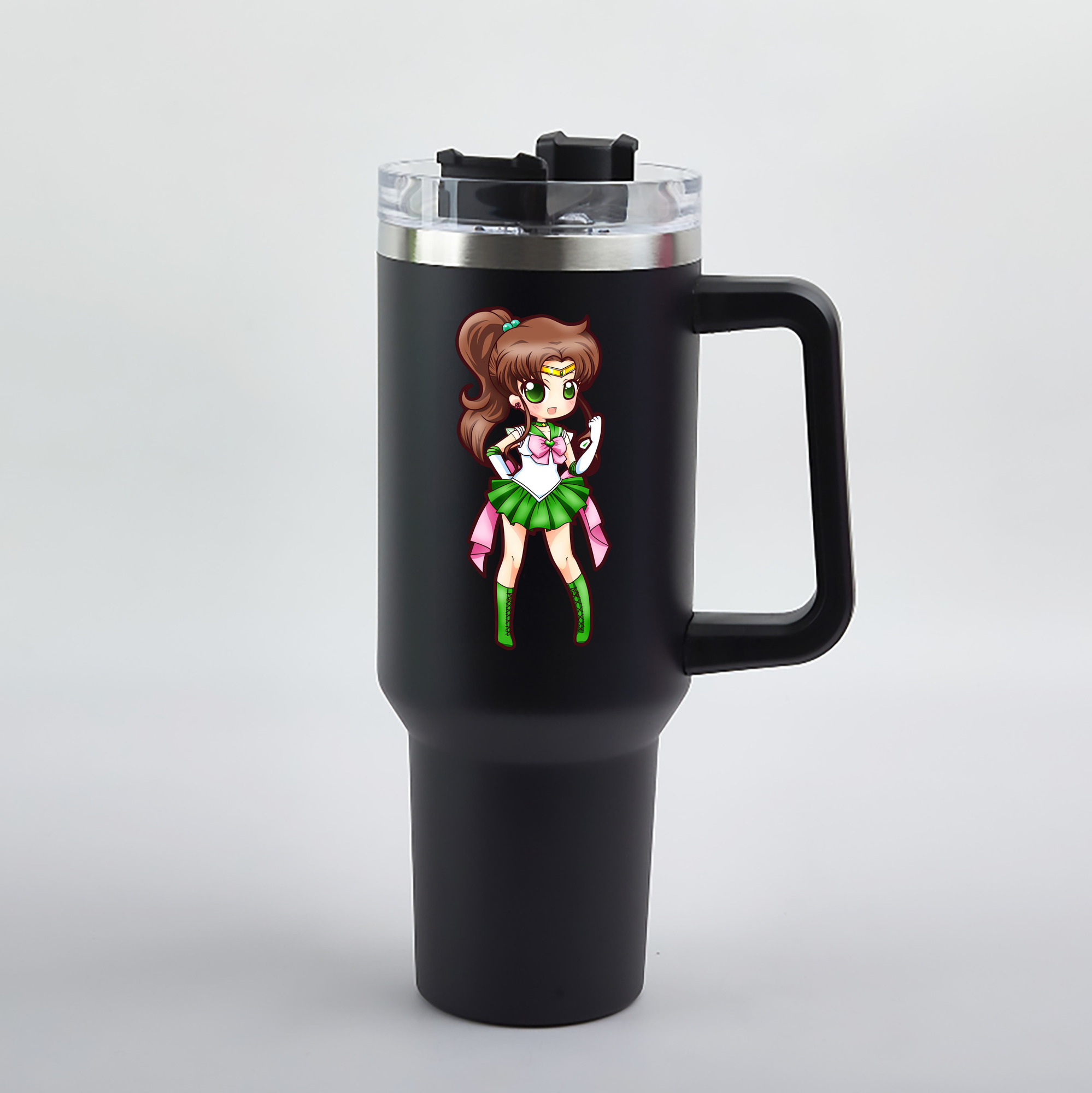 （画像用） 美少女戦士セーラームーン 木野 まこと きの まこと Sailor Moon Kino Makoto （セーラージュピター；Sailor Jupiter） 1200mL車用タンブラー（カラープリント）