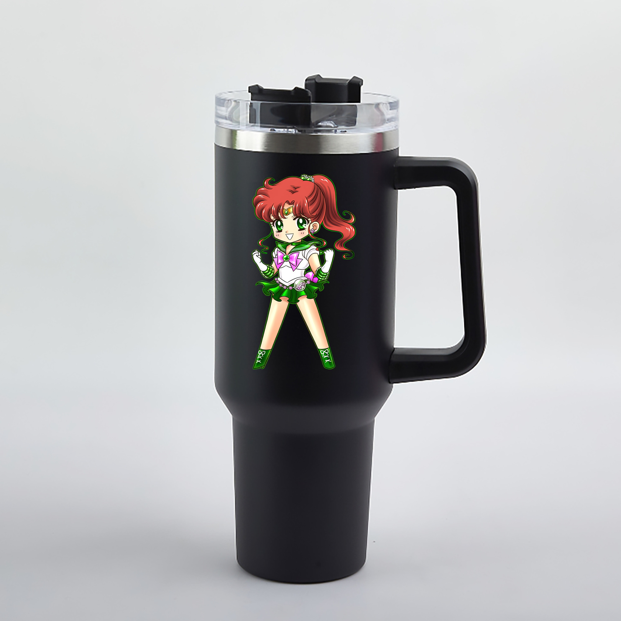 （画像用） 美少女戦士セーラームーン 木野 まこと きの まこと Sailor Moon Kino Makoto （セーラージュピター；Sailor Jupiter） 1200mL車用タンブラー（カラープリント）