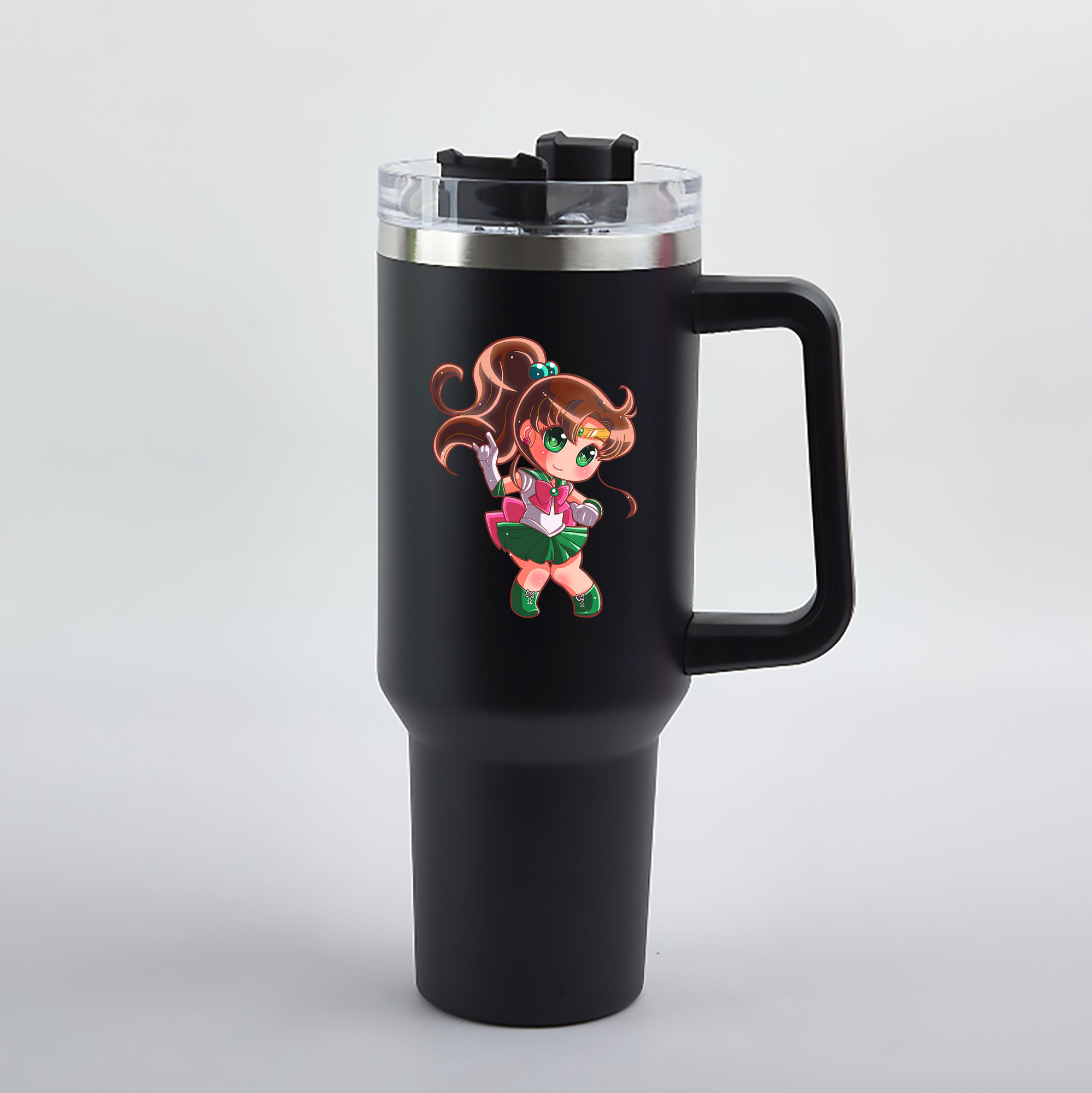 （画像用） 美少女戦士セーラームーン 木野 まこと きの まこと Sailor Moon Kino Makoto （セーラージュピター；Sailor Jupiter） 1200mL車用タンブラー（カラープリント）