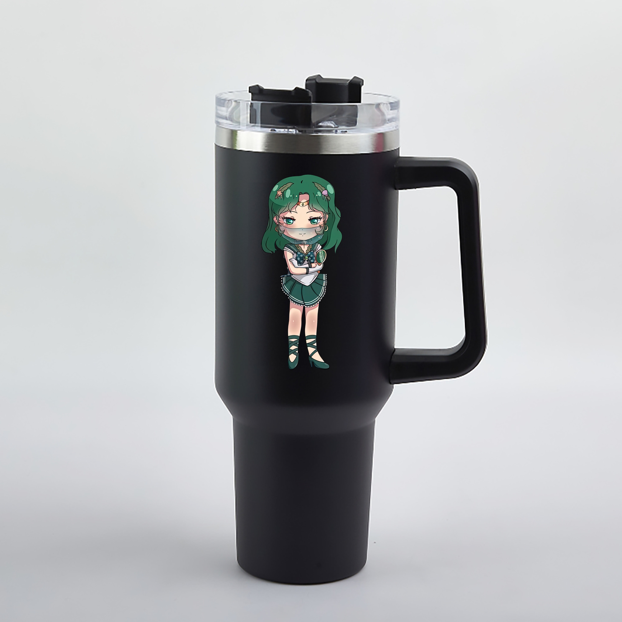 （画像用） 美少女戦士セーラームーン 海王 みちる（かいおう みちる） Sailor Moon Kaiou Michiru 1200mL車用タンブラー（カラープリント）