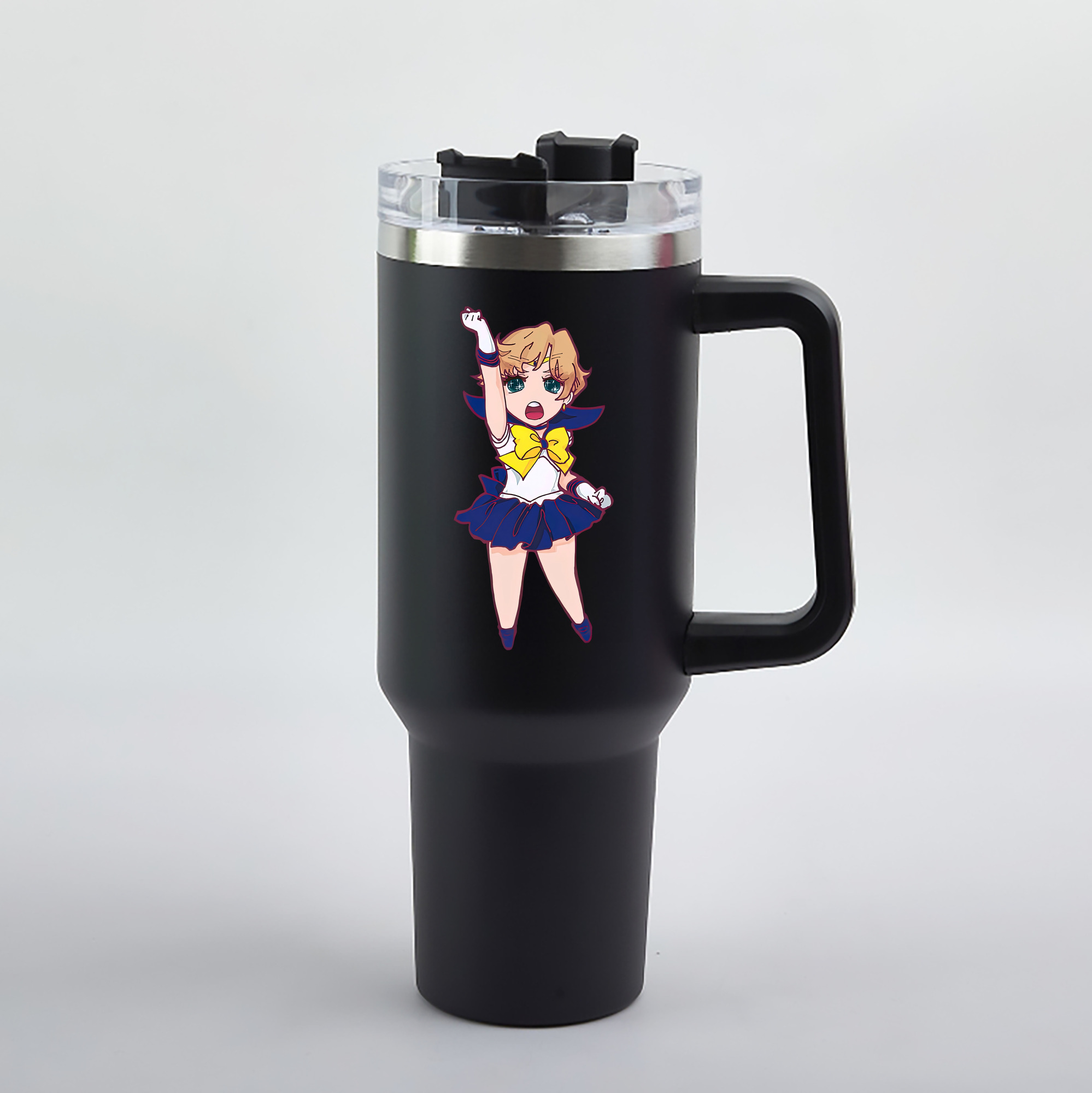 （画像用） 美少女戦士セーラームーン 天王はるか Sailor Moon Tenoh Haruka 1200mL車用タンブラー（カラープリント）