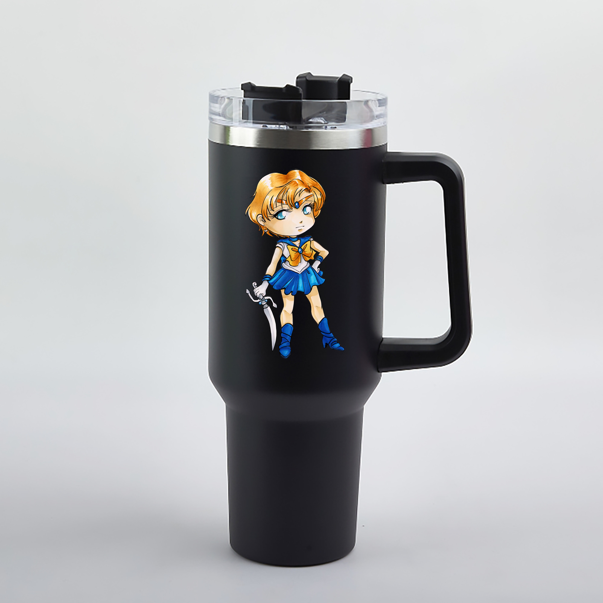 （画像用） 美少女戦士セーラームーン 天王はるか Sailor Moon Tenoh Haruka 1200mL車用タンブラー（カラープリント）