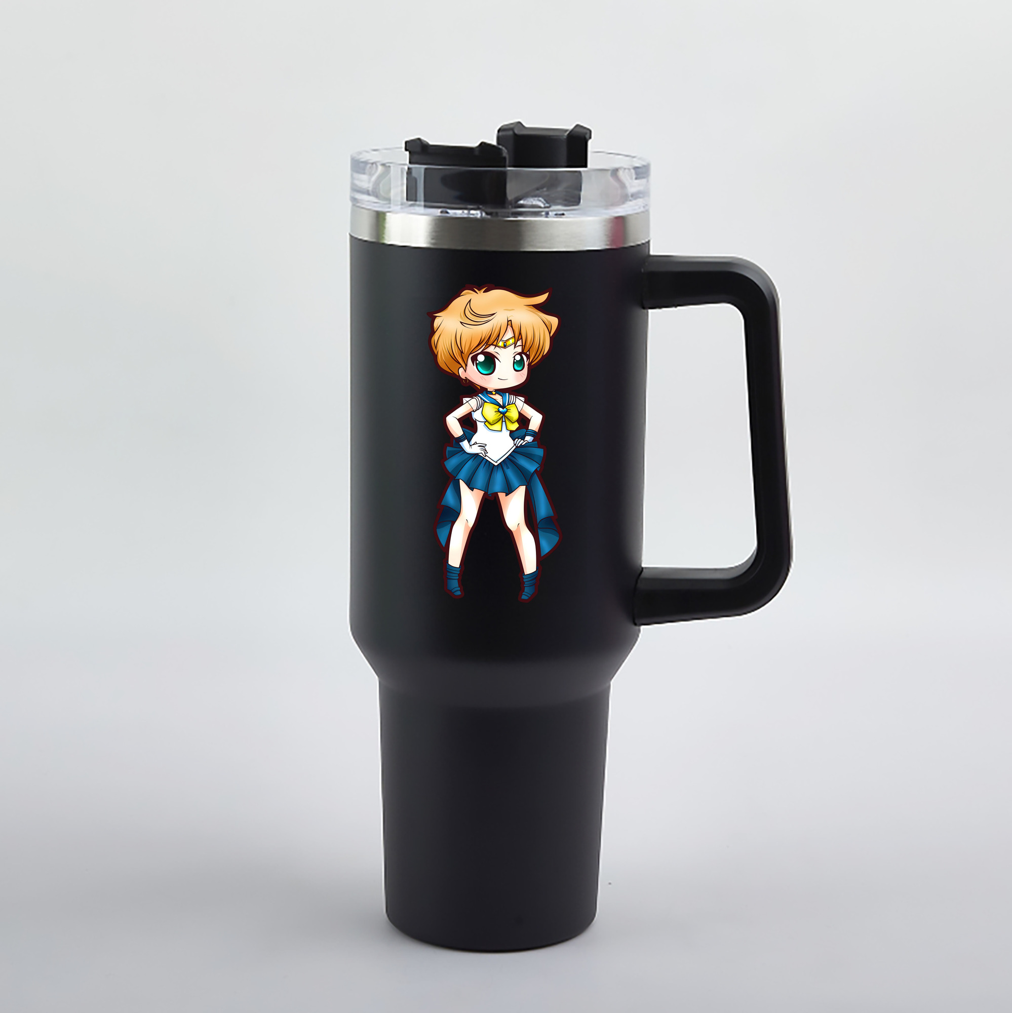 （画像用） 美少女戦士セーラームーン 天王はるか Sailor Moon Tenoh Haruka 1200mL車用タンブラー（カラープリント）