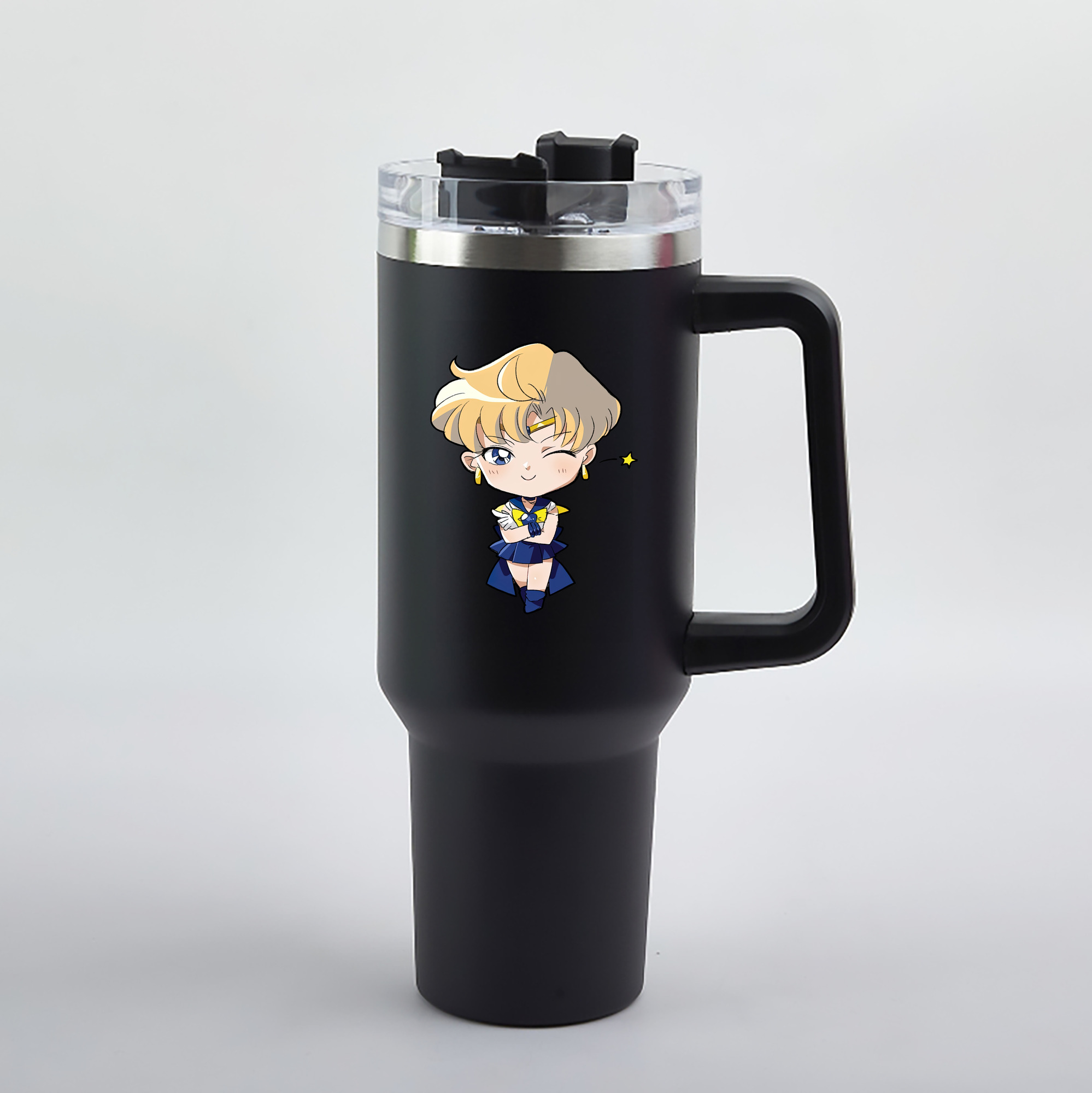 （画像用） 美少女戦士セーラームーン 天王はるか Sailor Moon Tenoh Haruka 1200mL車用タンブラー（カラープリント）
