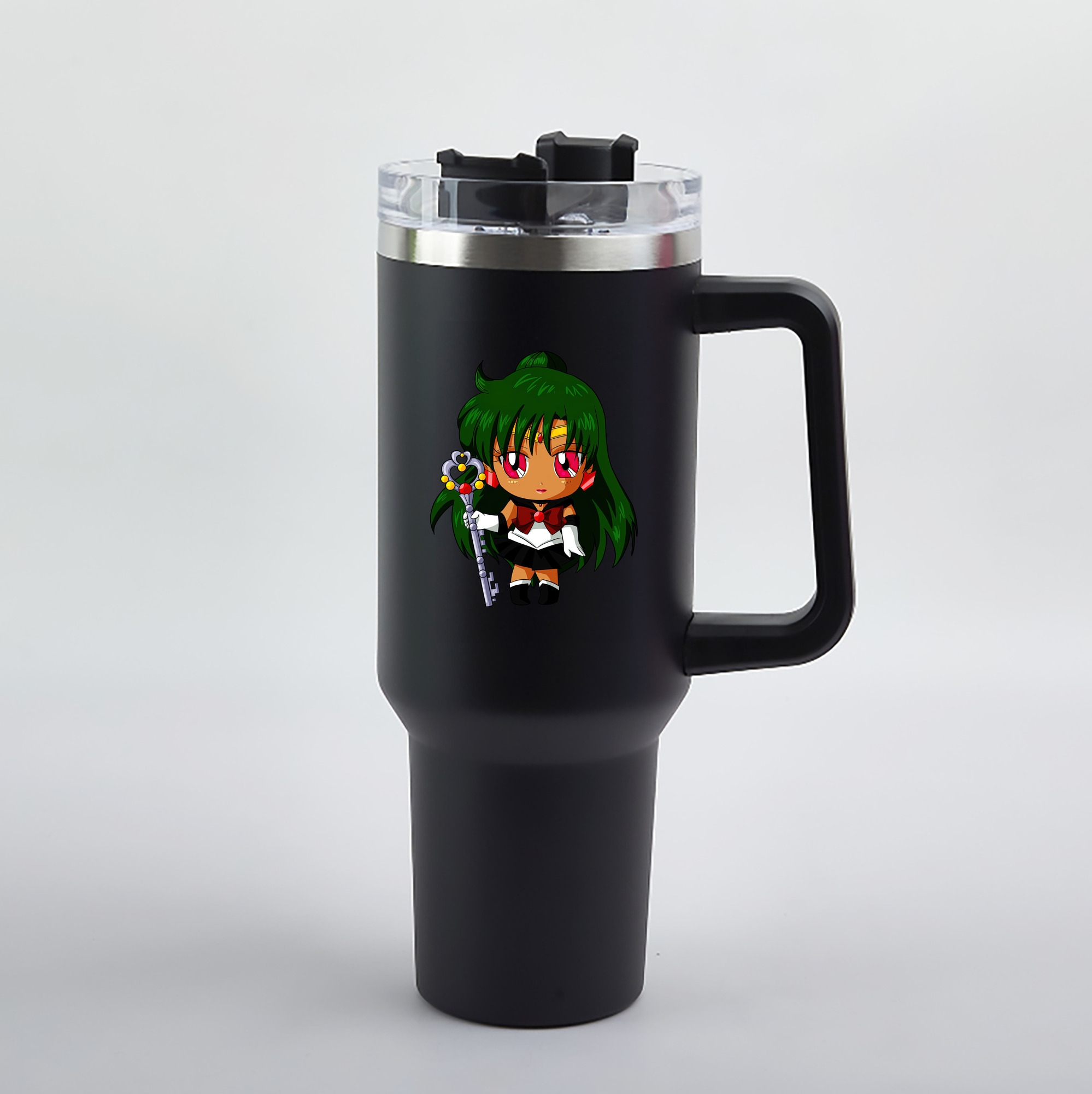 （画像用） 美少女戦士セーラームーン 冥王せつな Sailor Moon Meiou Setsuna 1200mL車用タンブラー（カラープリント）