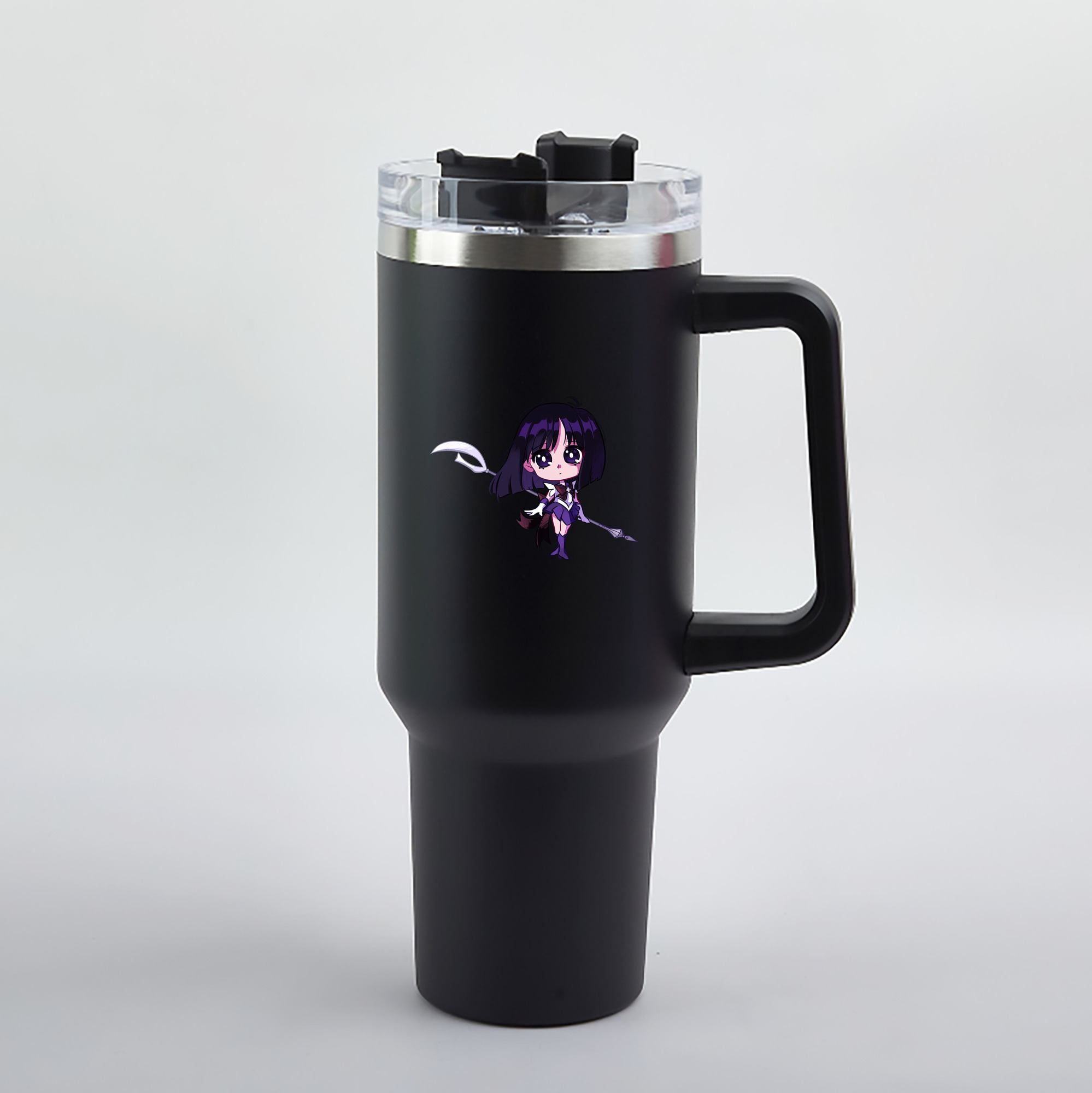 （画像用） 美少女戦士セーラームーン 土萠ほたる Sailor Moon Tomoe Hotaru （セーラーサターン；Sailor Saturn） 1200mL車用タンブラー（カラープリント）