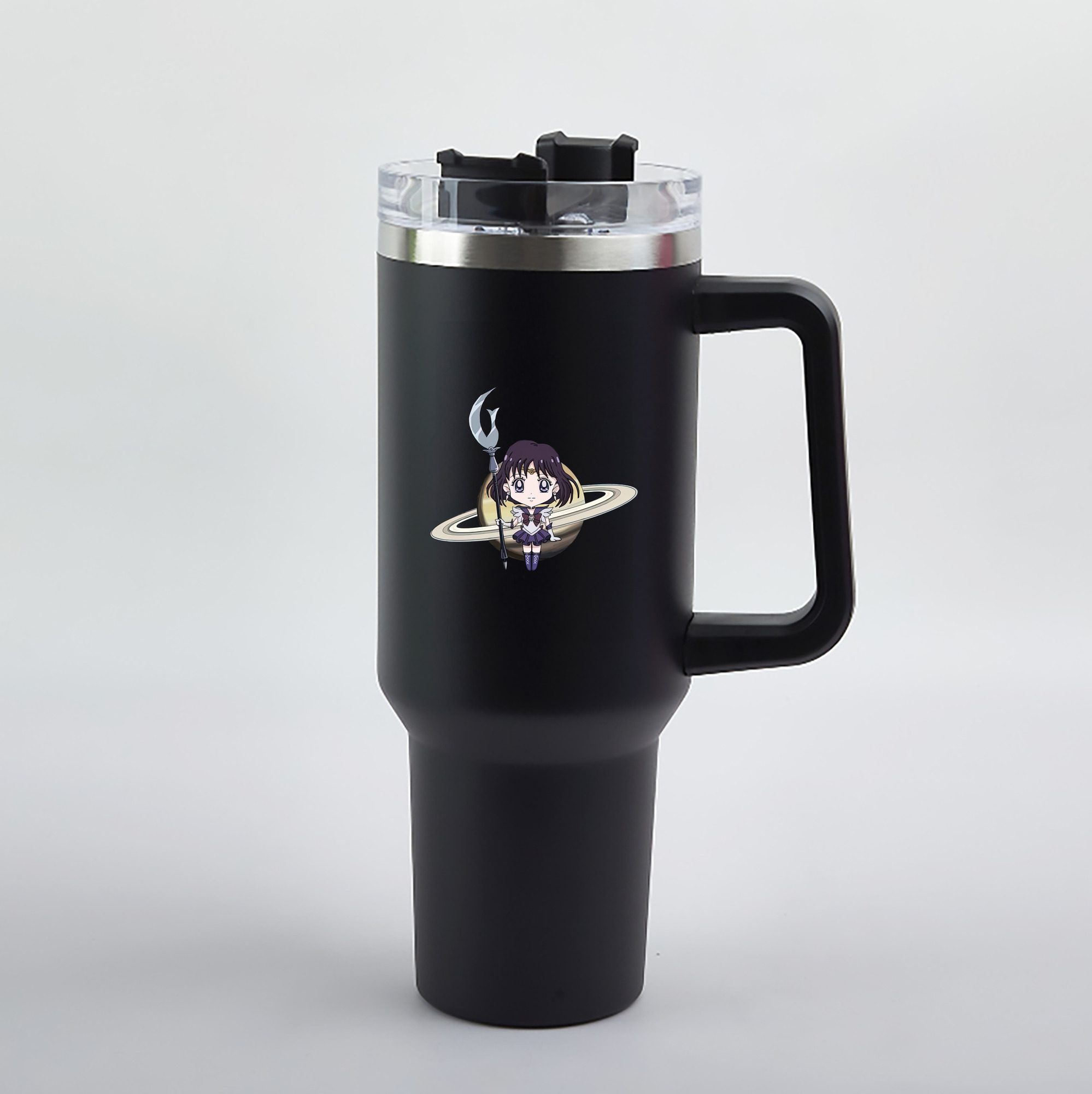 （画像用） 美少女戦士セーラームーン 土萠ほたる Sailor Moon Tomoe Hotaru （セーラーサターン；Sailor Saturn） 1200mL車用タンブラー（カラープリント）