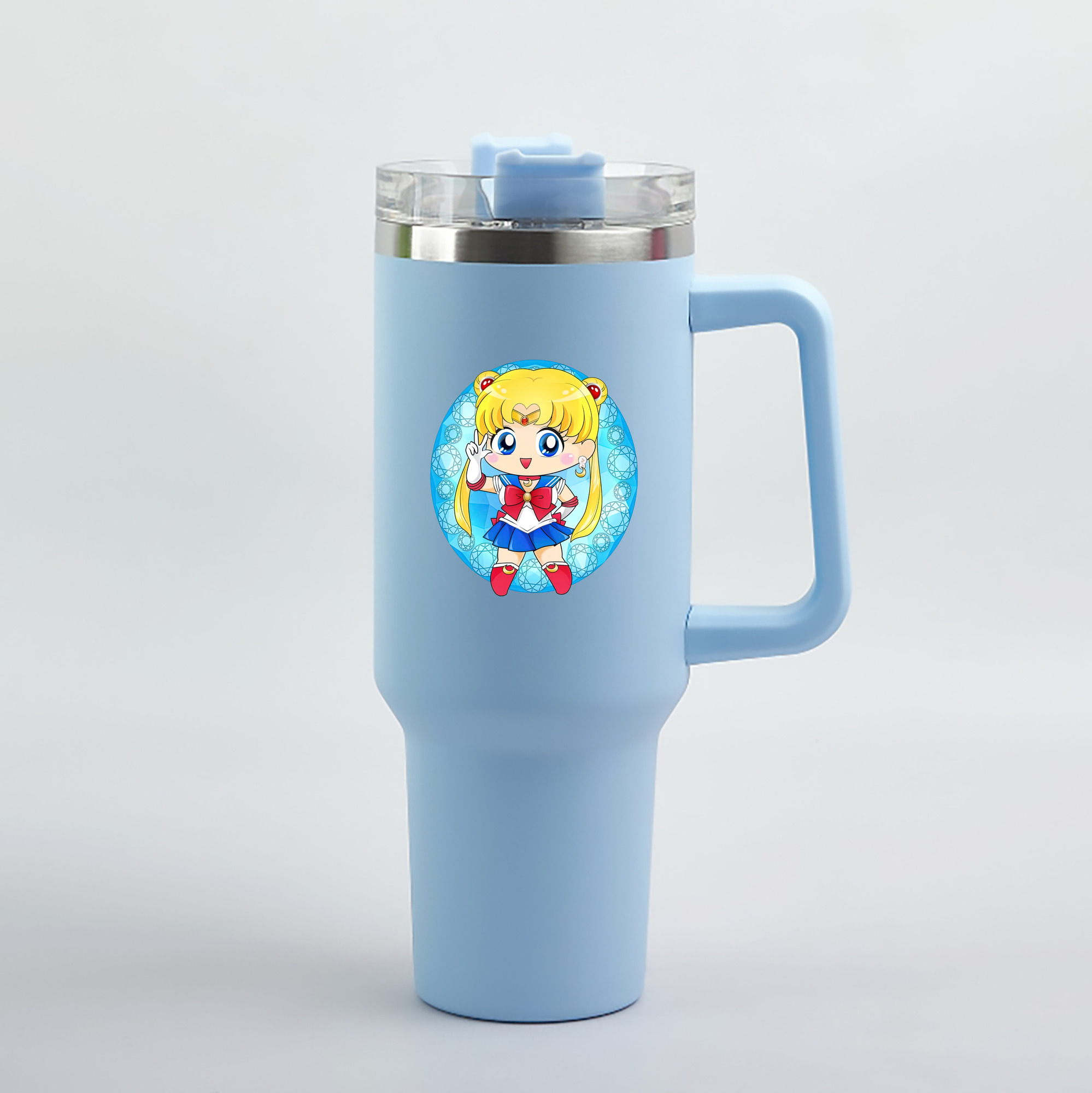 （画像用） 美少女戦士セーラームーン 月野 うさぎ つきの うさぎ Sailor Moon Tsukino Usagi 1200mL車用タンブラー（カラープリント）