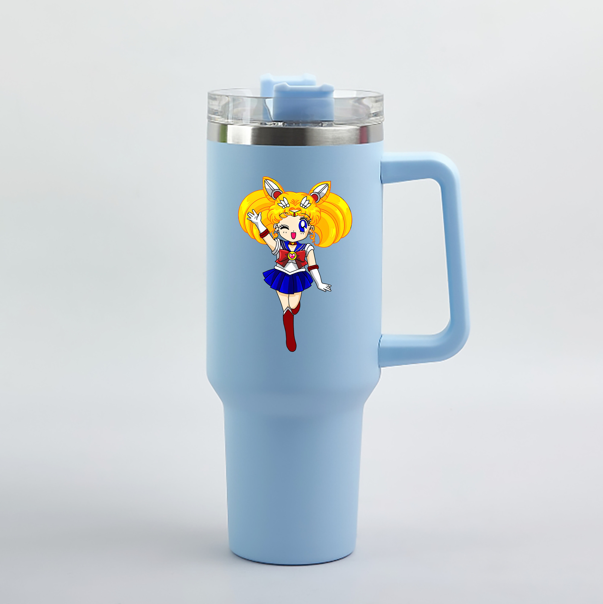 （画像用） 美少女戦士セーラームーン 月野 うさぎ つきの うさぎ Sailor Moon Tsukino Usagi 1200mL車用タンブラー（カラープリント）