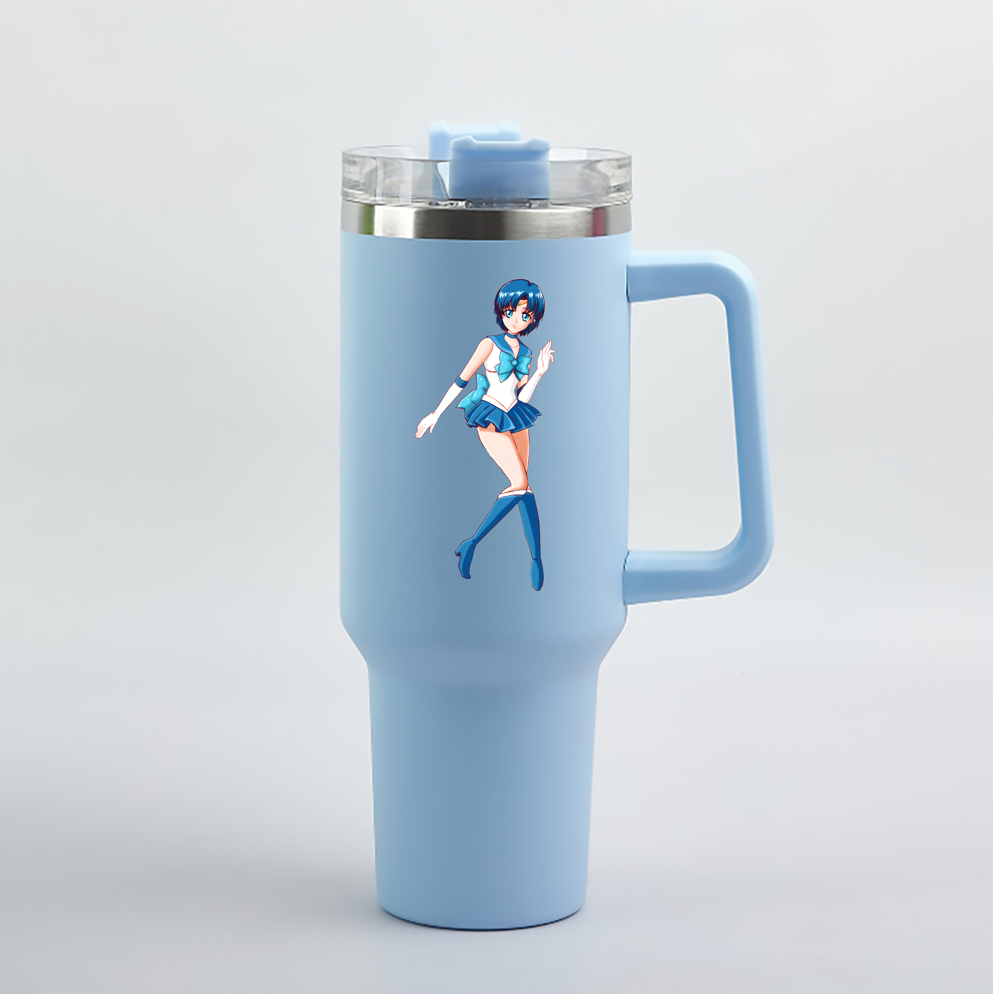 （画像用） 美少女戦士セーラームーン 水野 亜美 みずの あみ Sailor Moon Mizuno Ami 1200mL車用タンブラー（カラープリント）