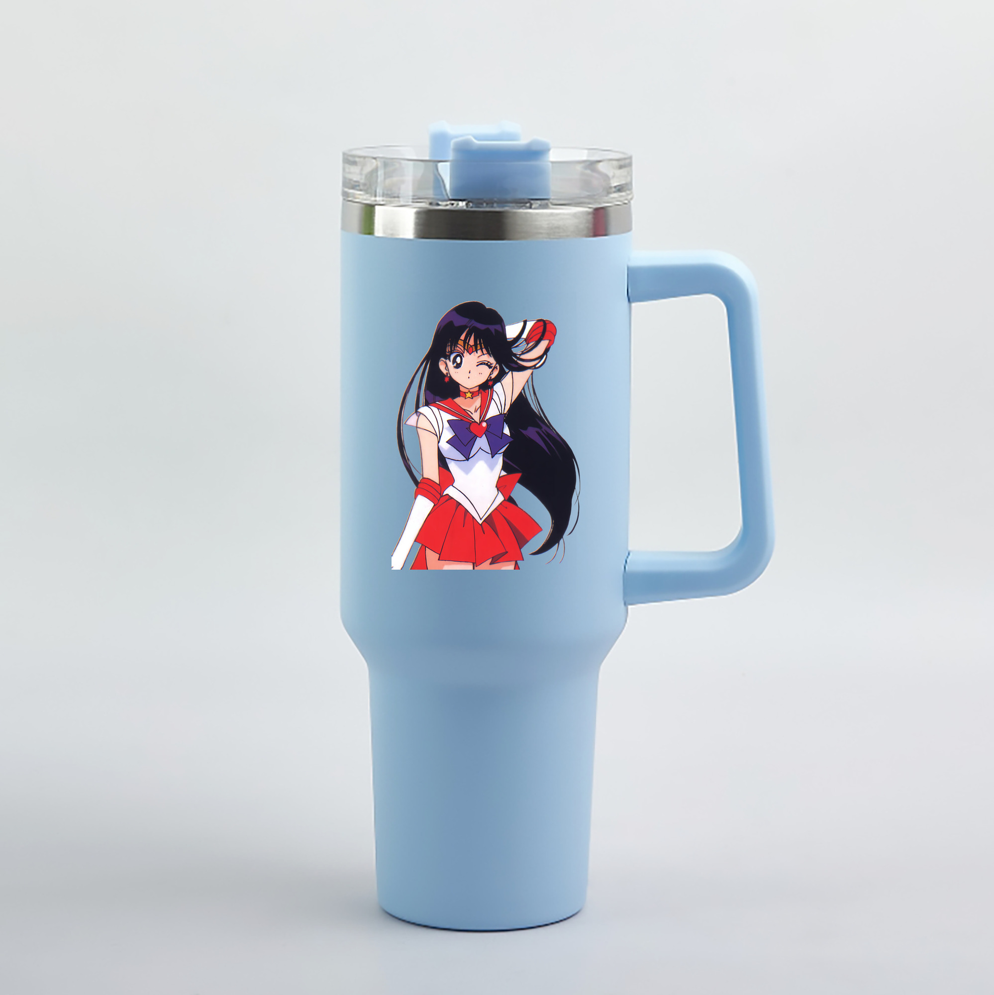 （画像用） 美少女戦士セーラームーン 火野レイ ひの レイ Sailor Moon Hino Rei （セーラーマーズ,Sailor Mars） 1200mL車用タンブラー（カラープリント）