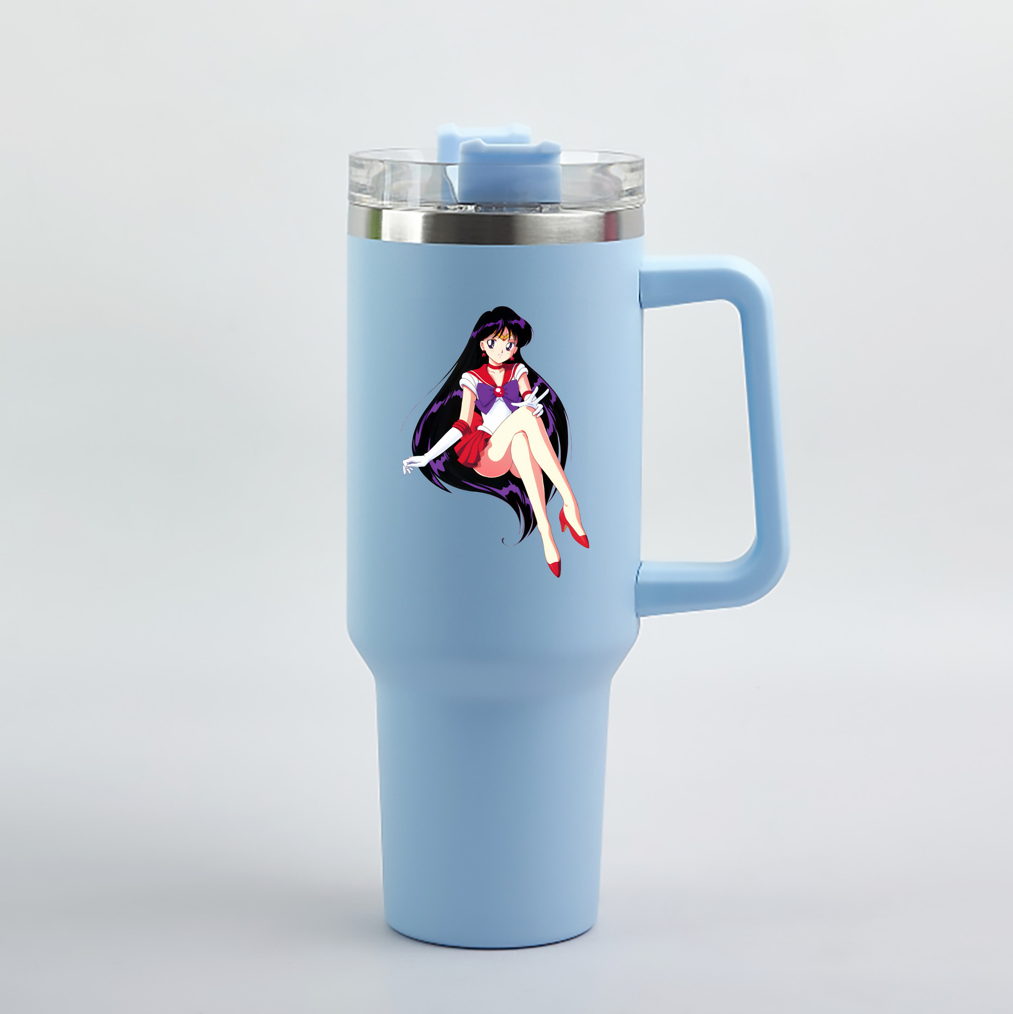 （画像用） 美少女戦士セーラームーン 火野レイ ひの レイ Sailor Moon Hino Rei （セーラーマーズ,Sailor Mars） 1200mL車用タンブラー（カラープリント）