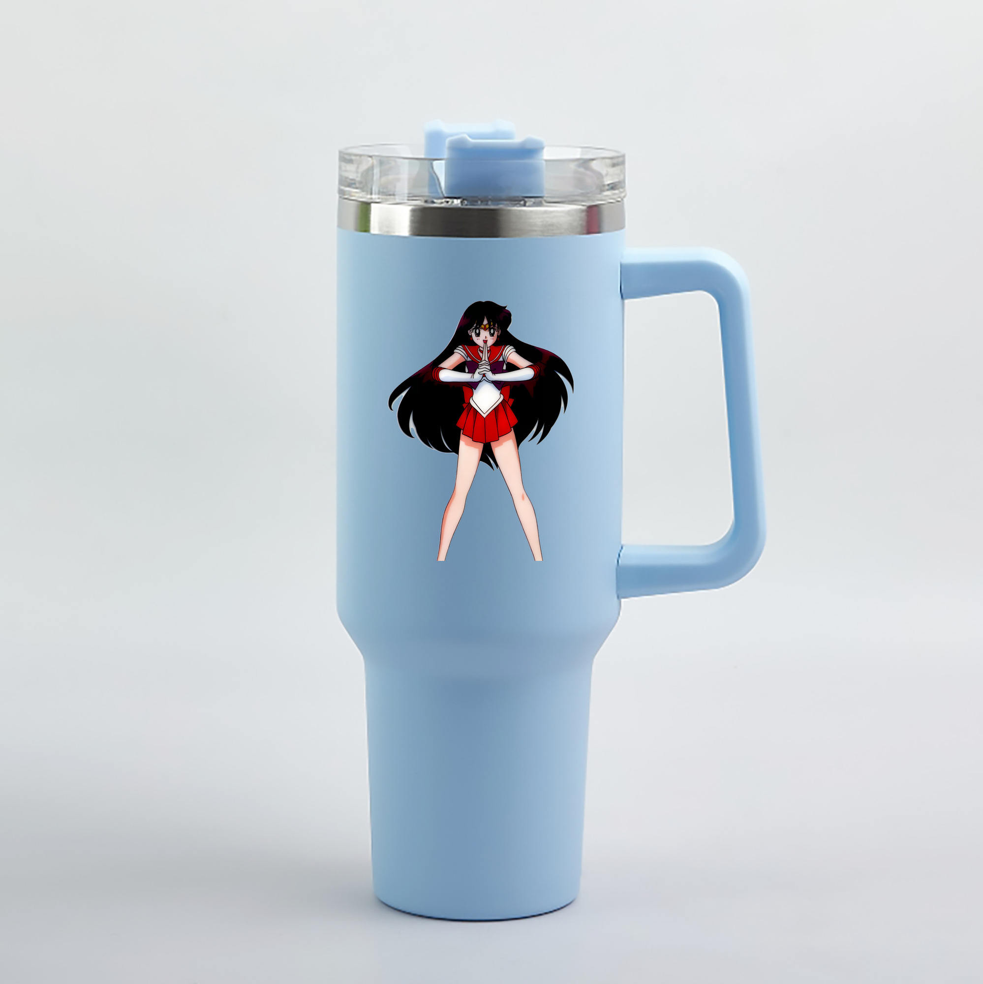 （画像用） 美少女戦士セーラームーン 火野レイ ひの レイ Sailor Moon Hino Rei （セーラーマーズ,Sailor Mars） 1200mL車用タンブラー（カラープリント）