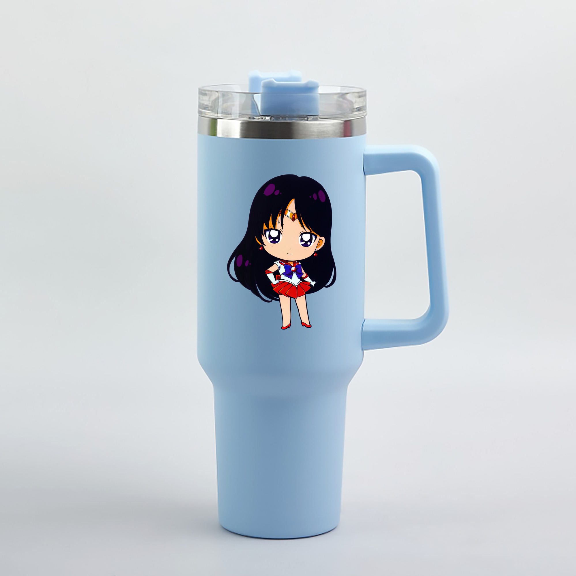 （画像用） 美少女戦士セーラームーン 火野レイ ひの レイ Sailor Moon Hino Rei （セーラーマーズ,Sailor Mars） 1200mL車用タンブラー（カラープリント）