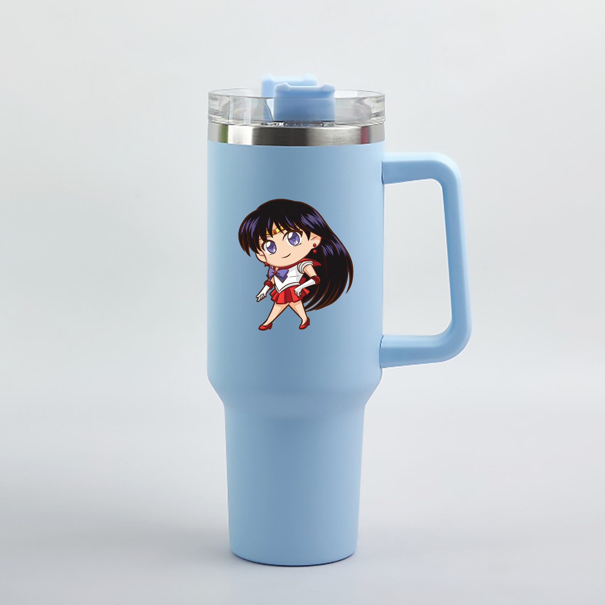 （画像用） 美少女戦士セーラームーン 火野レイ ひの レイ Sailor Moon Hino Rei （セーラーマーズ,Sailor Mars） 1200mL車用タンブラー（カラープリント）