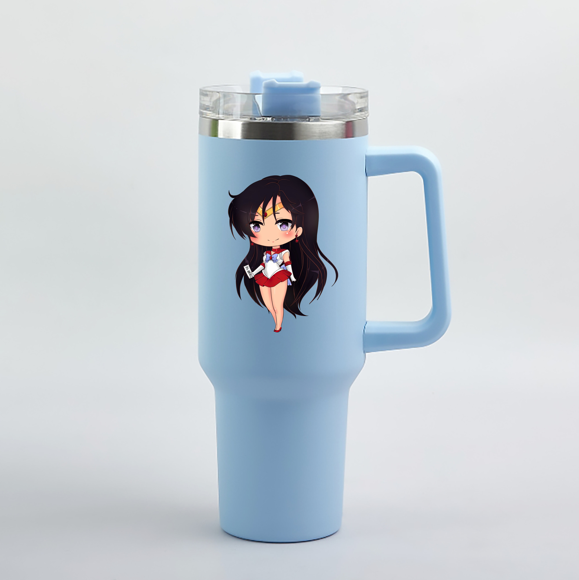 （画像用） 美少女戦士セーラームーン 火野レイ ひの レイ Sailor Moon Hino Rei （セーラーマーズ,Sailor Mars） 1200mL車用タンブラー（カラープリント）